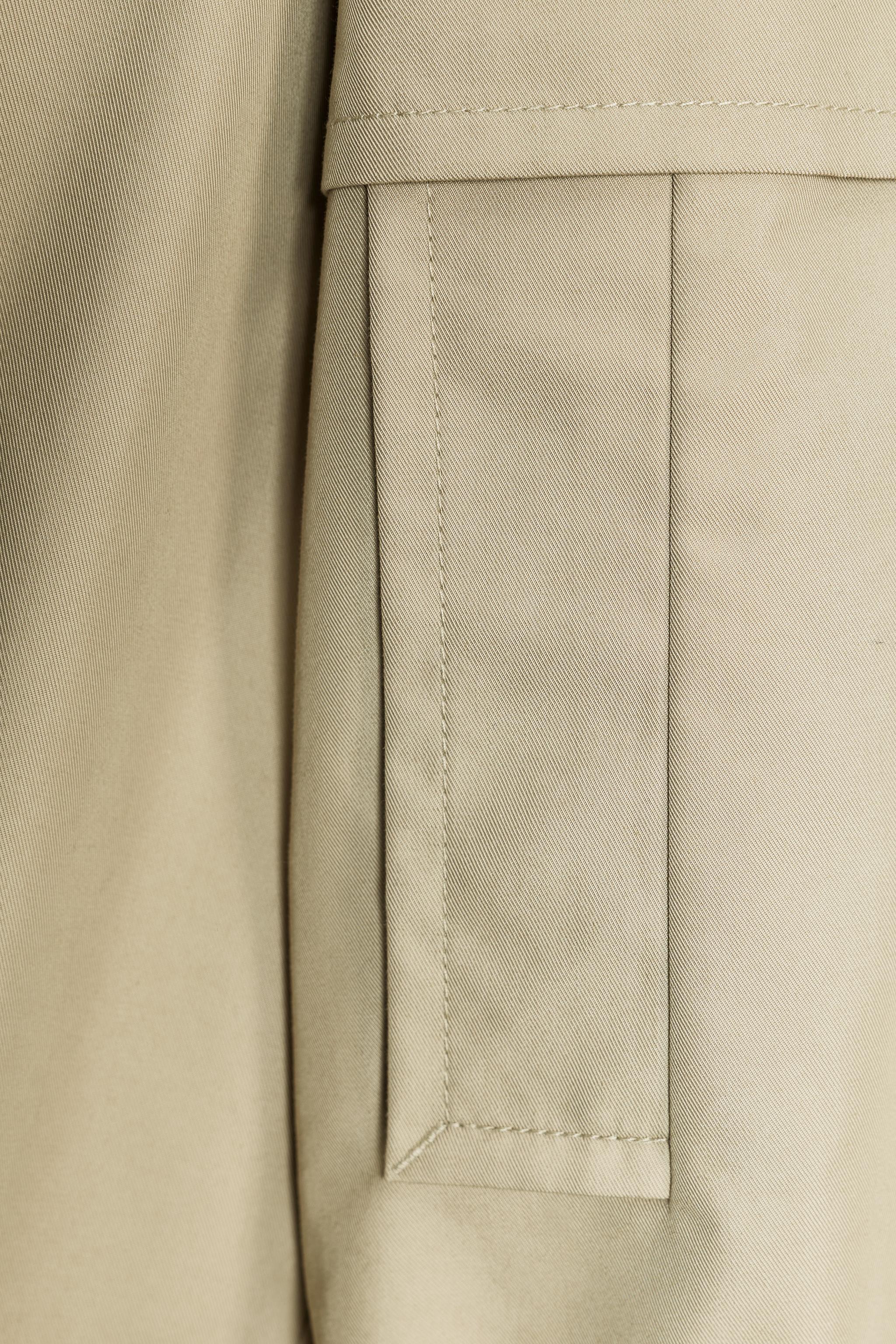 SHORT WATER REPELLENT TRENCH COAT ZW COLLECTION