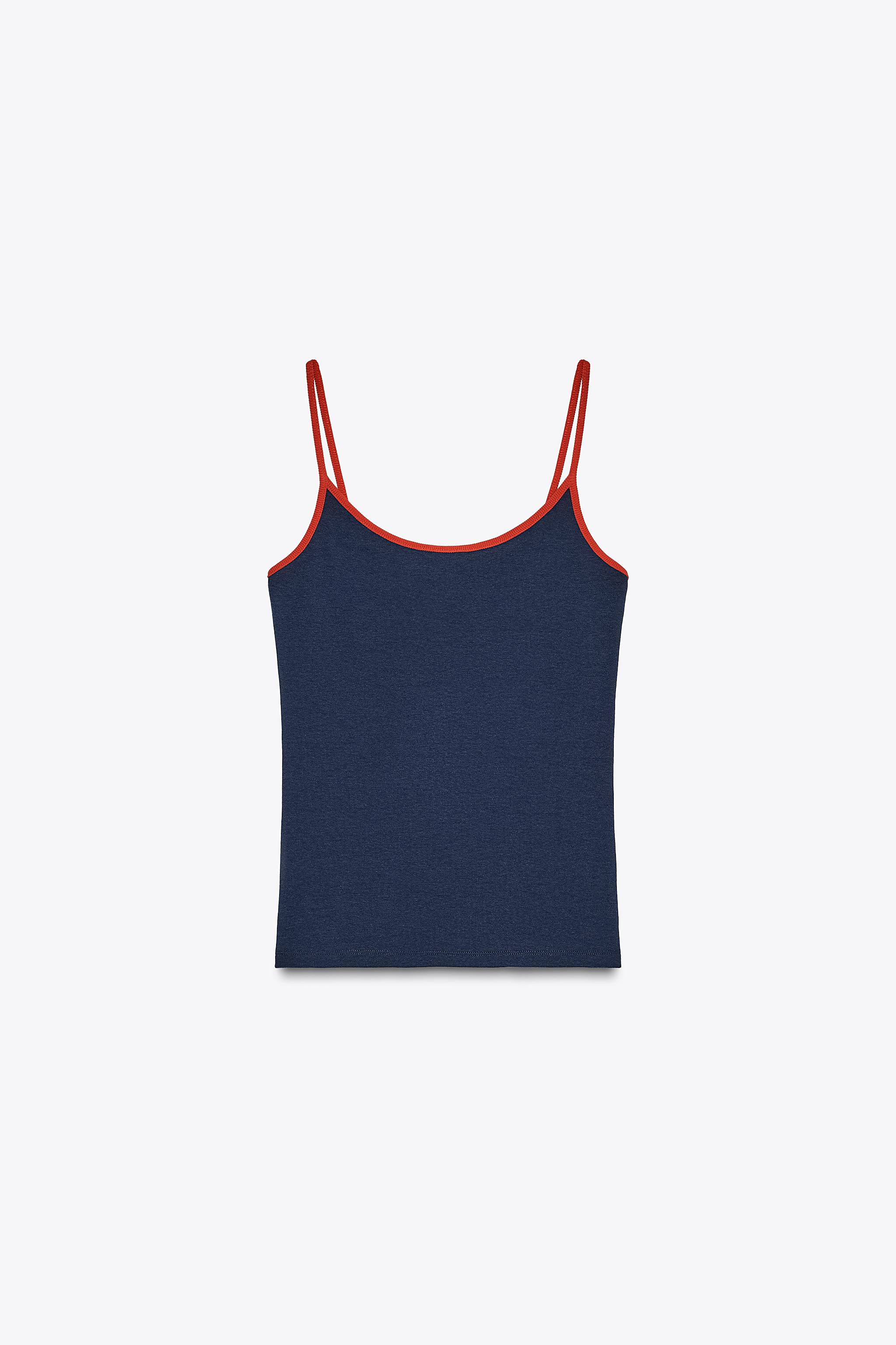 CONTRAST TANK TOP