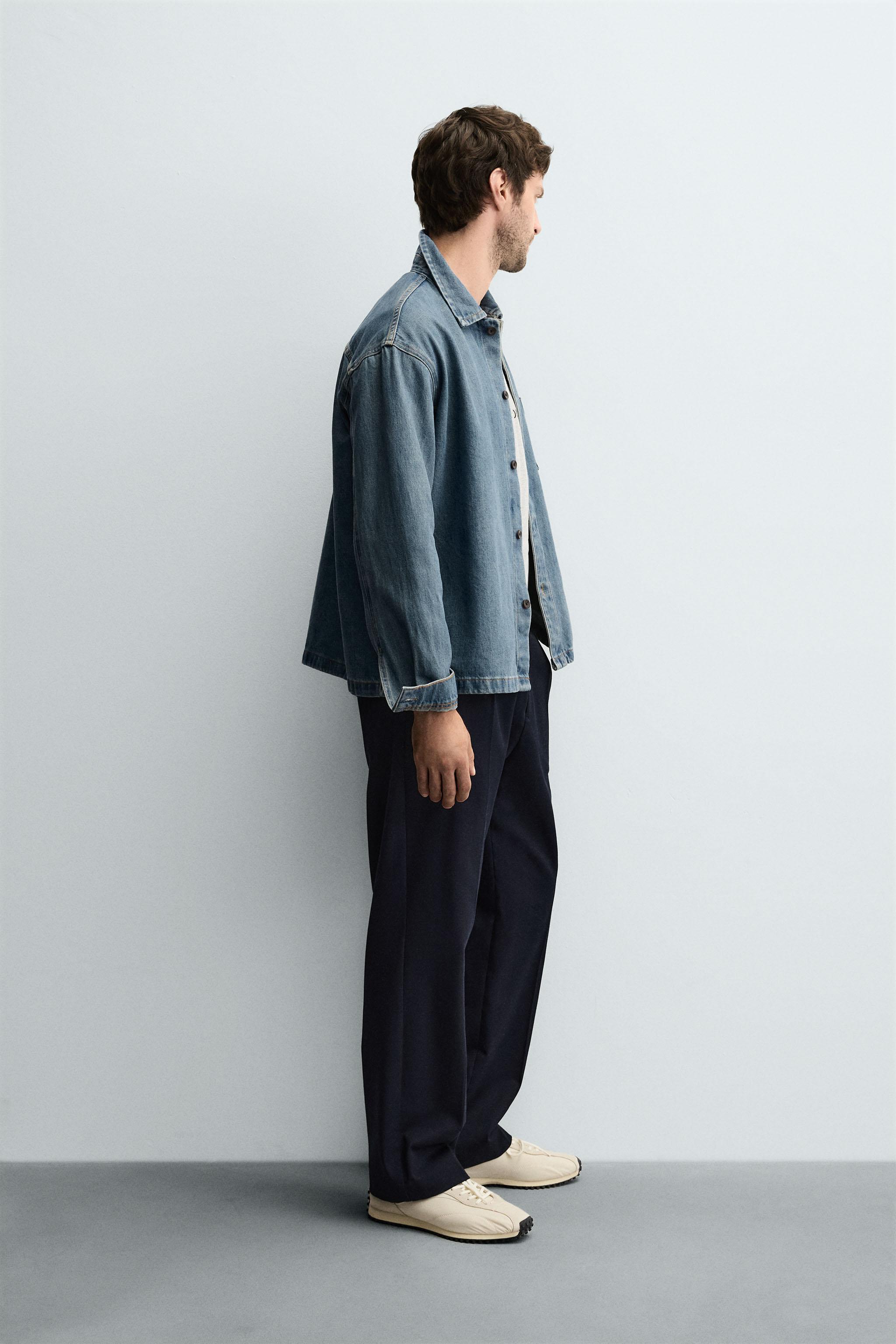 BOXY FIT DENIM SHIRT