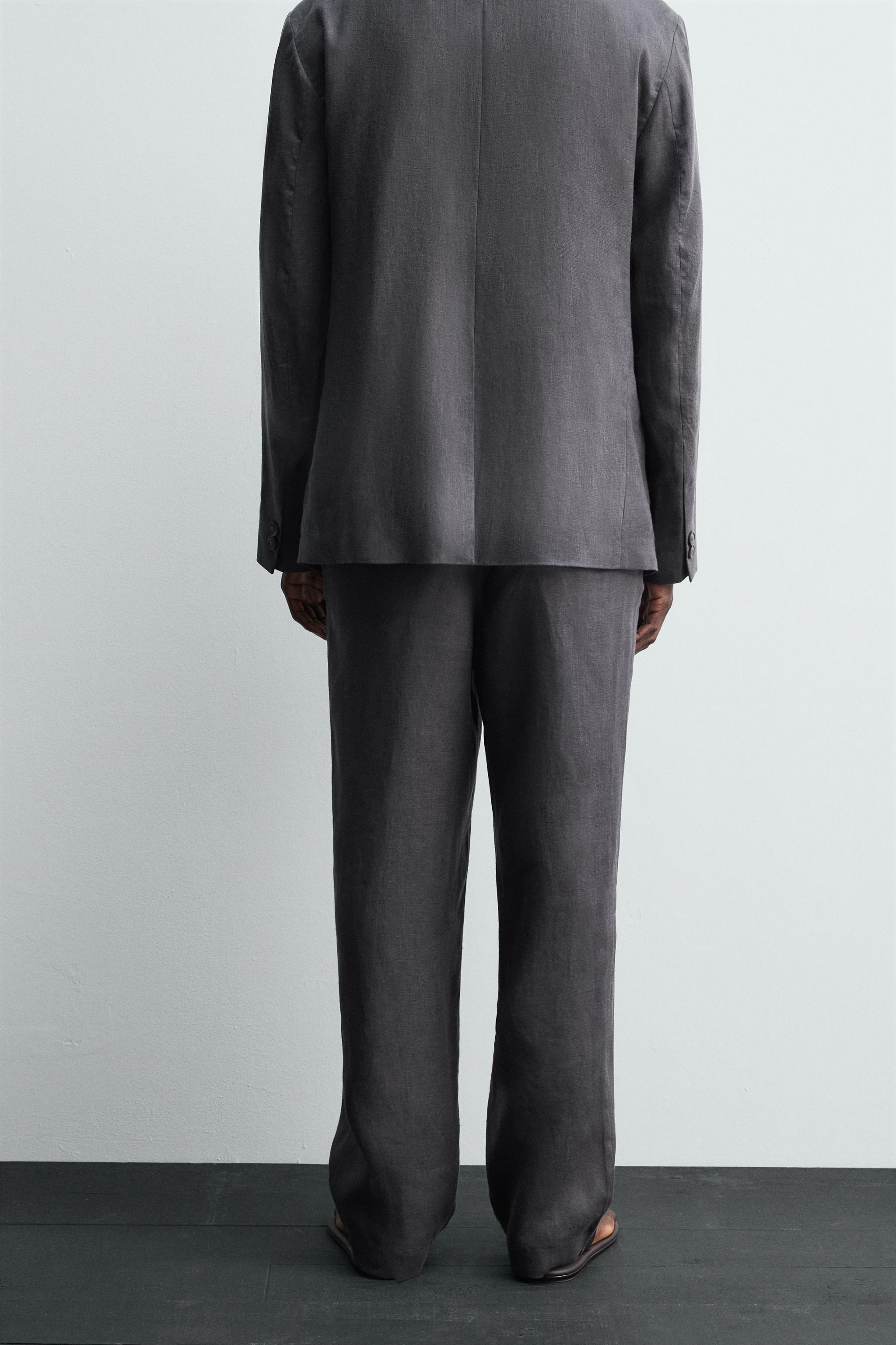 100% LINEN SUIT PANTS