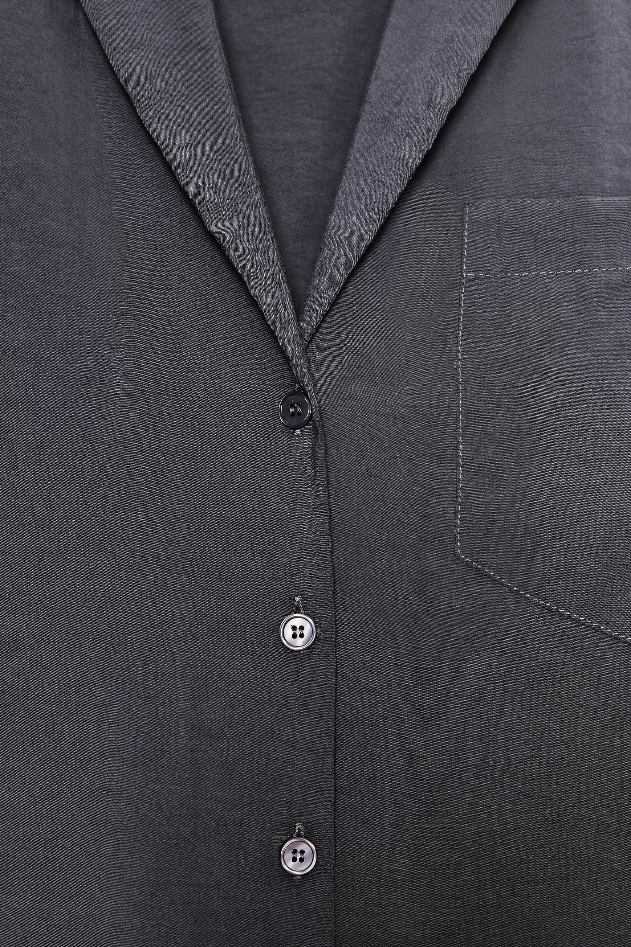 FLOWY SHORT SLEEVE SHIRT