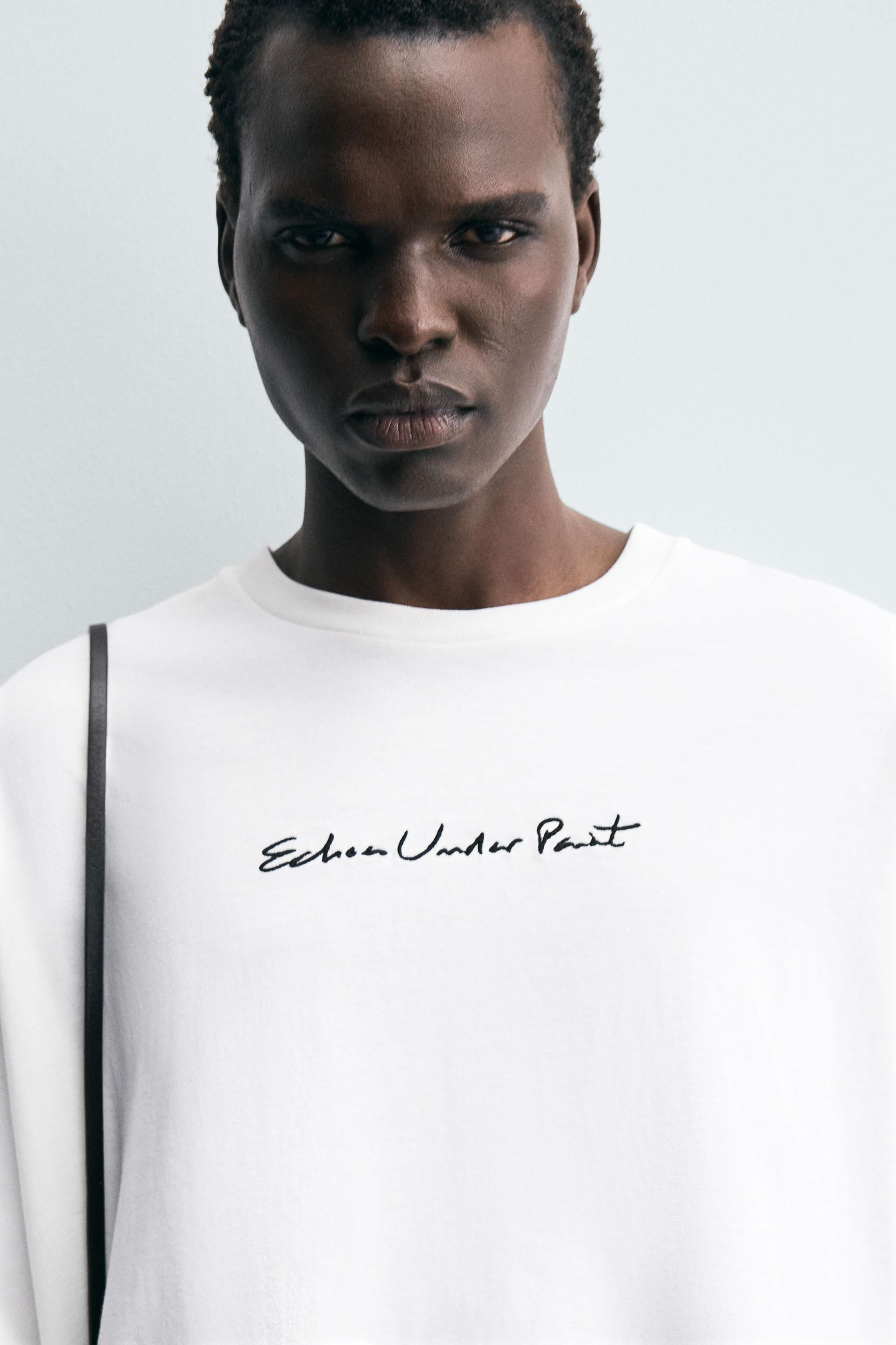 ABSTRACT PRINT T-SHIRT