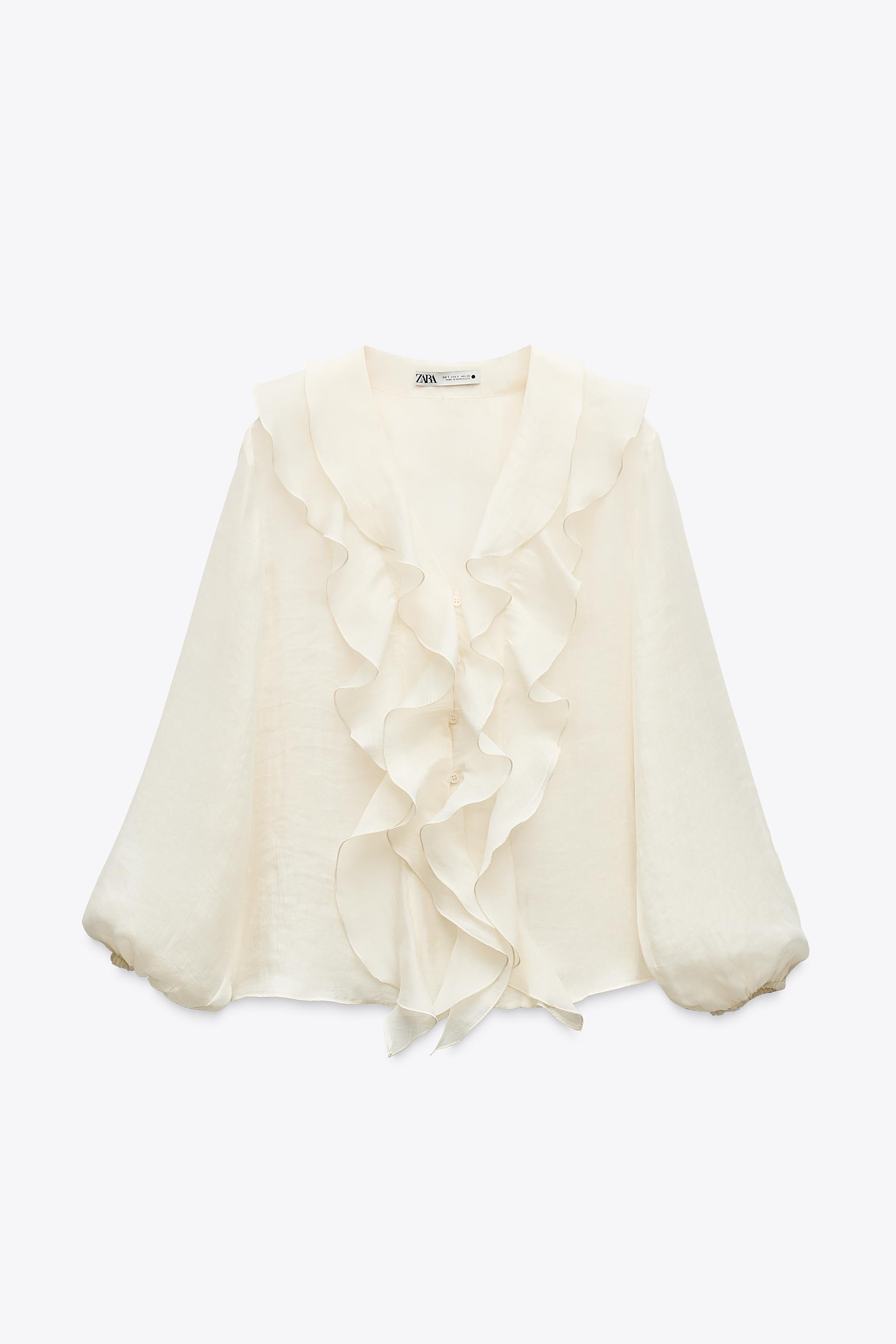 ZW COLLECTION RUFFLED SHIRT