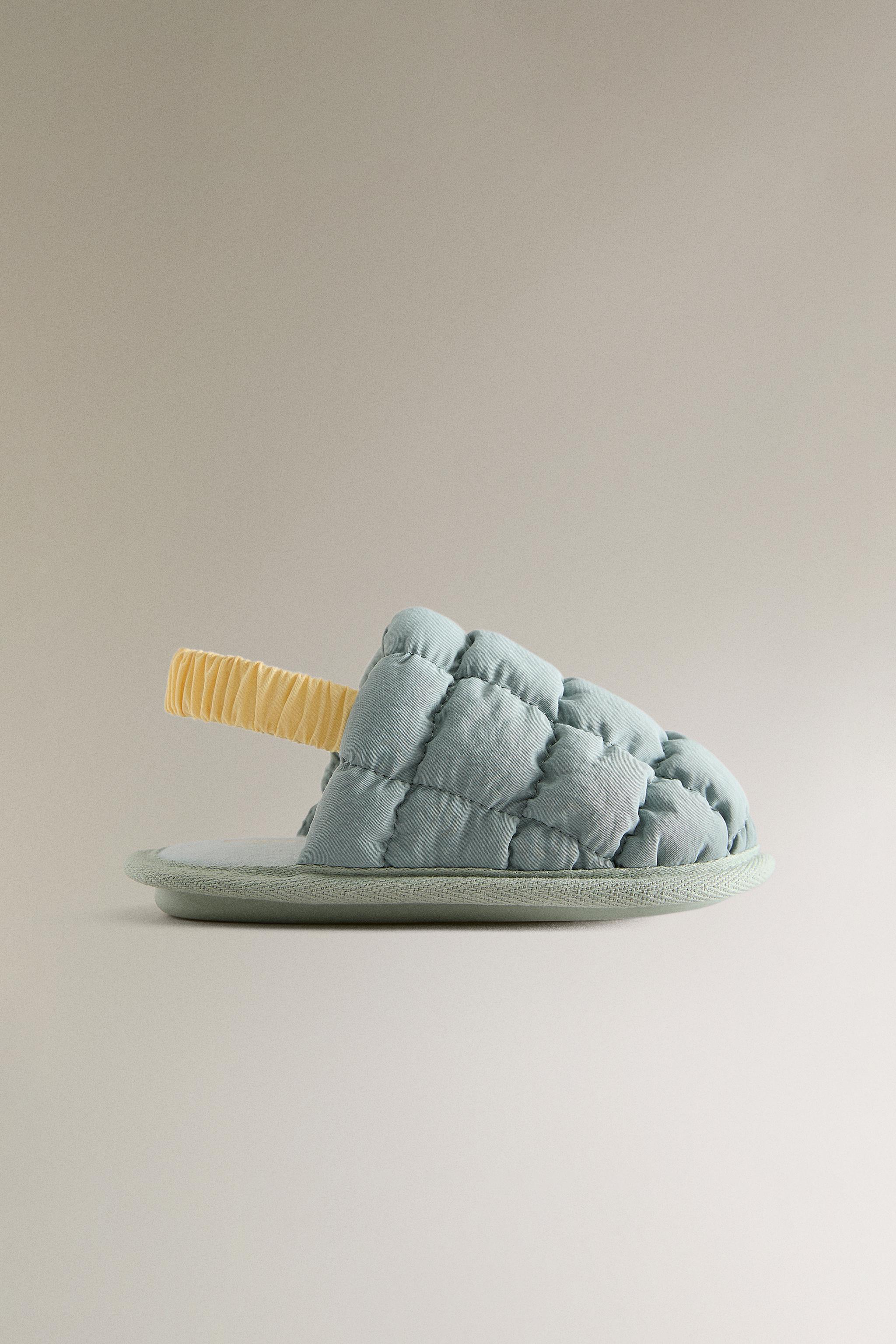 CHILDREN'S QUILTED MULE SLIPPERS