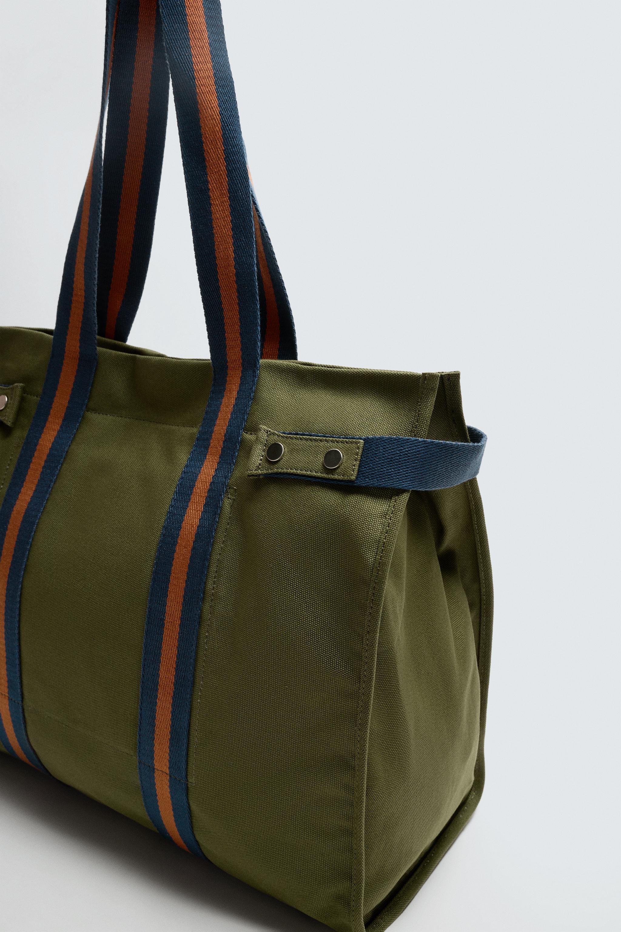 WOVEN SHOPPER BAG