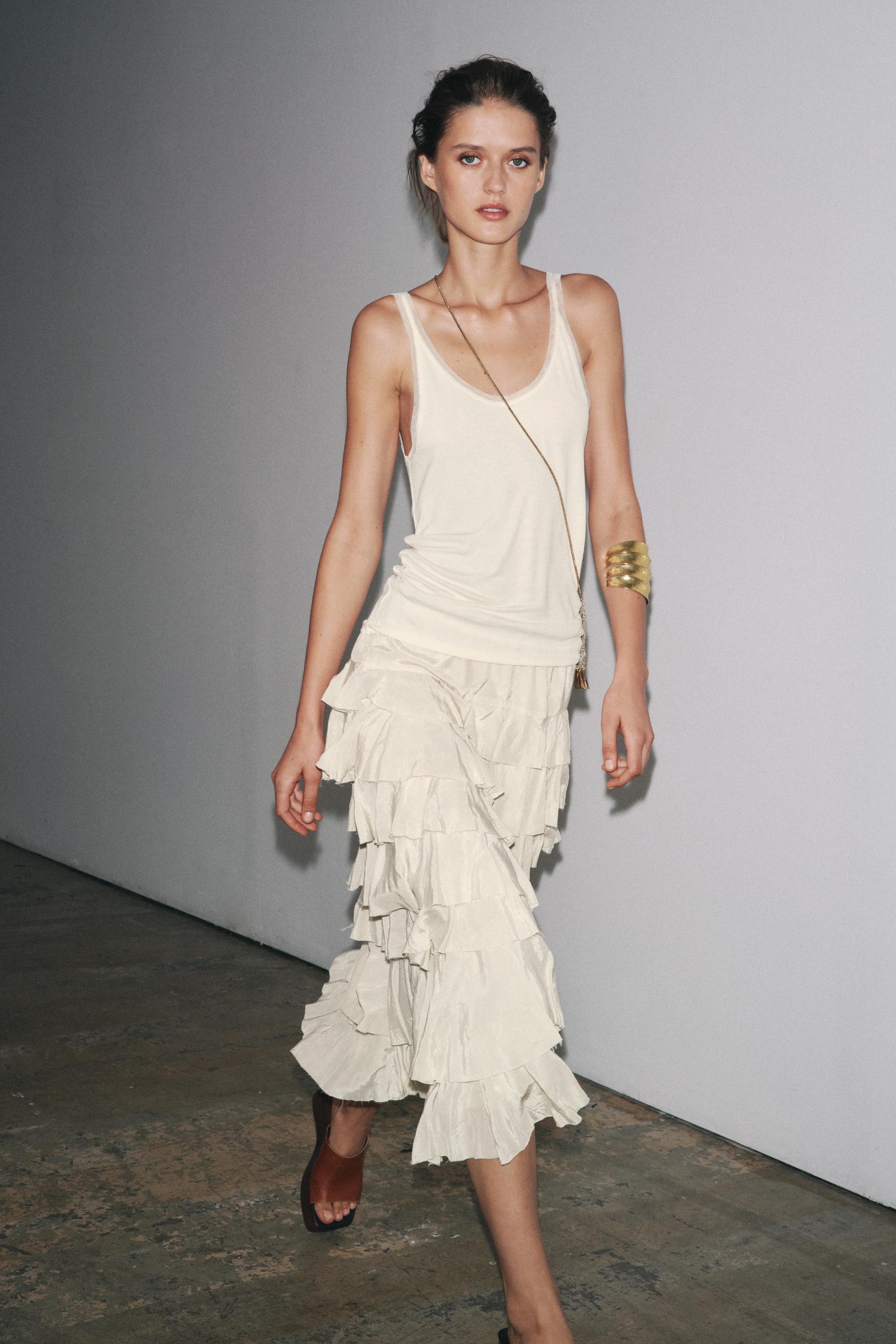 COMBINED TULLE T-SHIRT