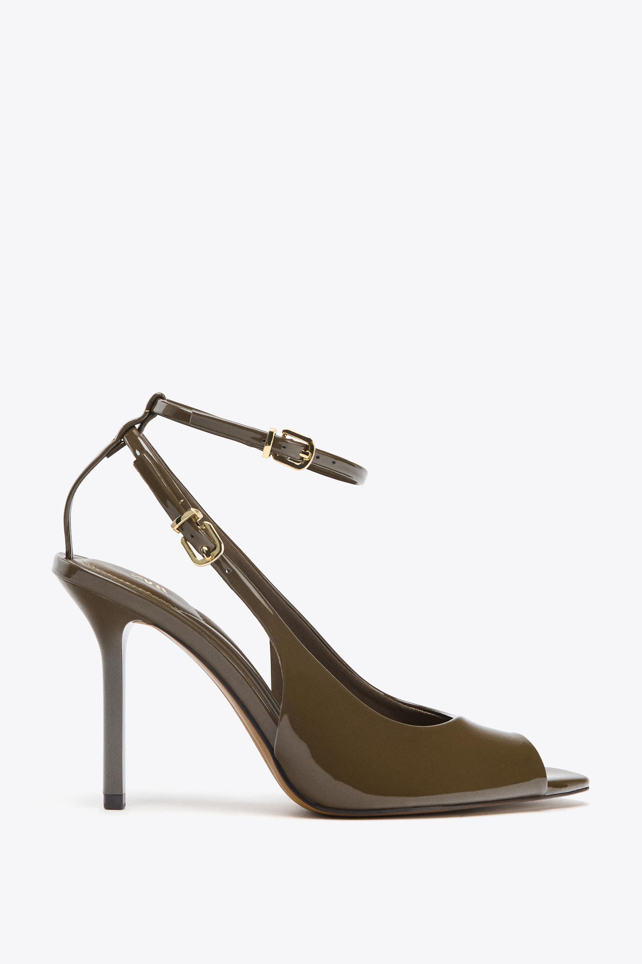 OPEN TOE SLINGBACK HEELS