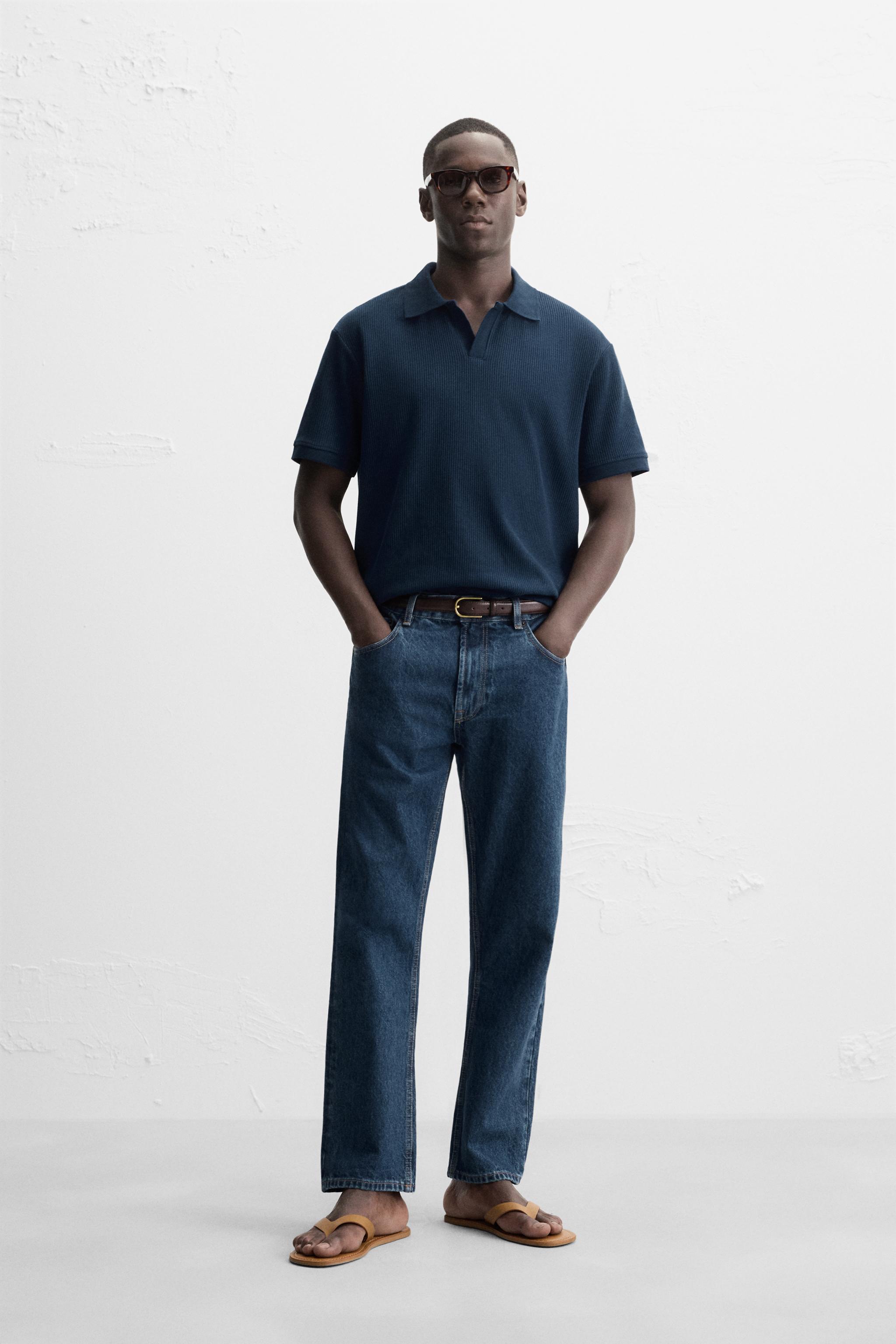 VERTICAL TEXTURED POLO