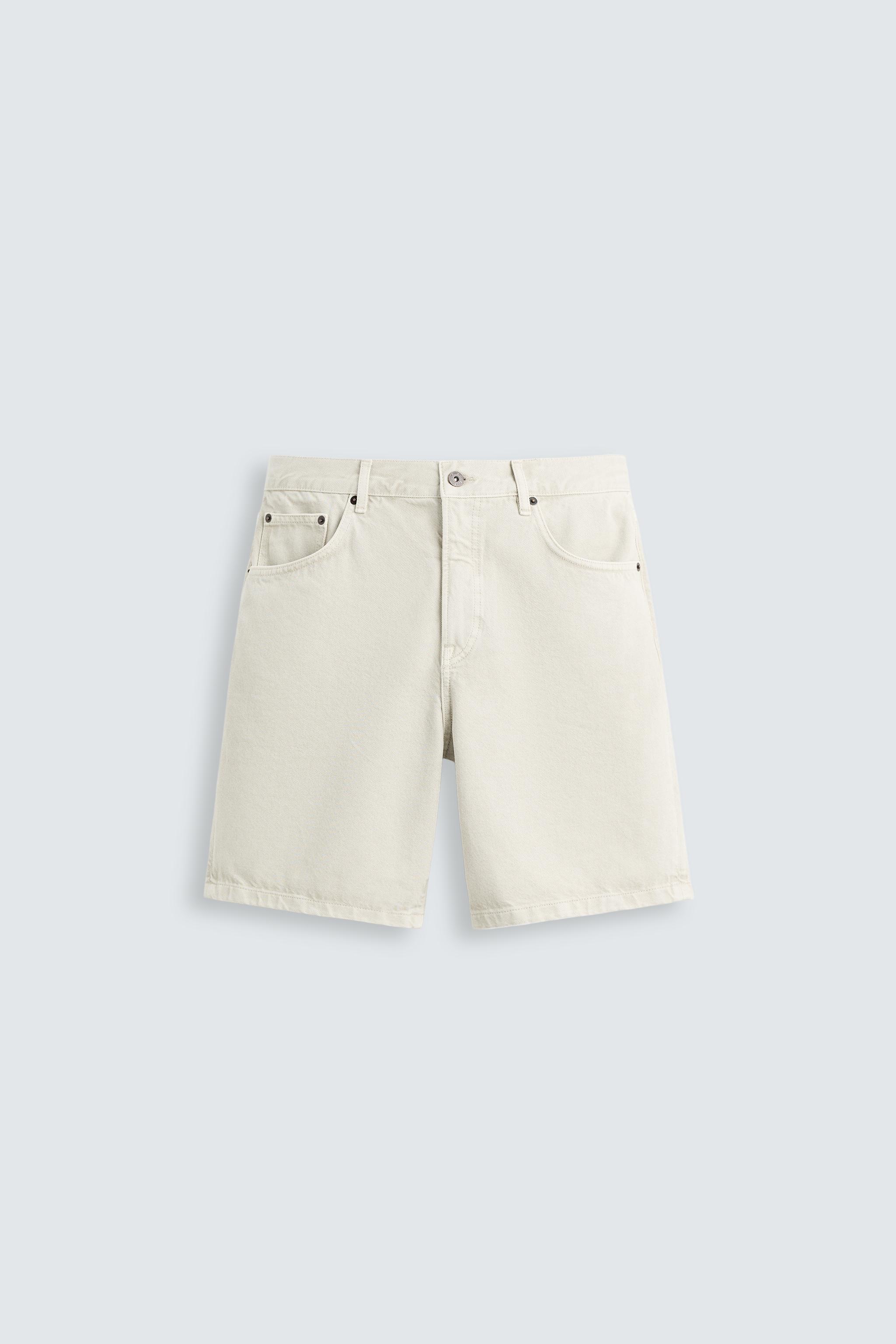 REGULAR FIT DENIM SHORTS
