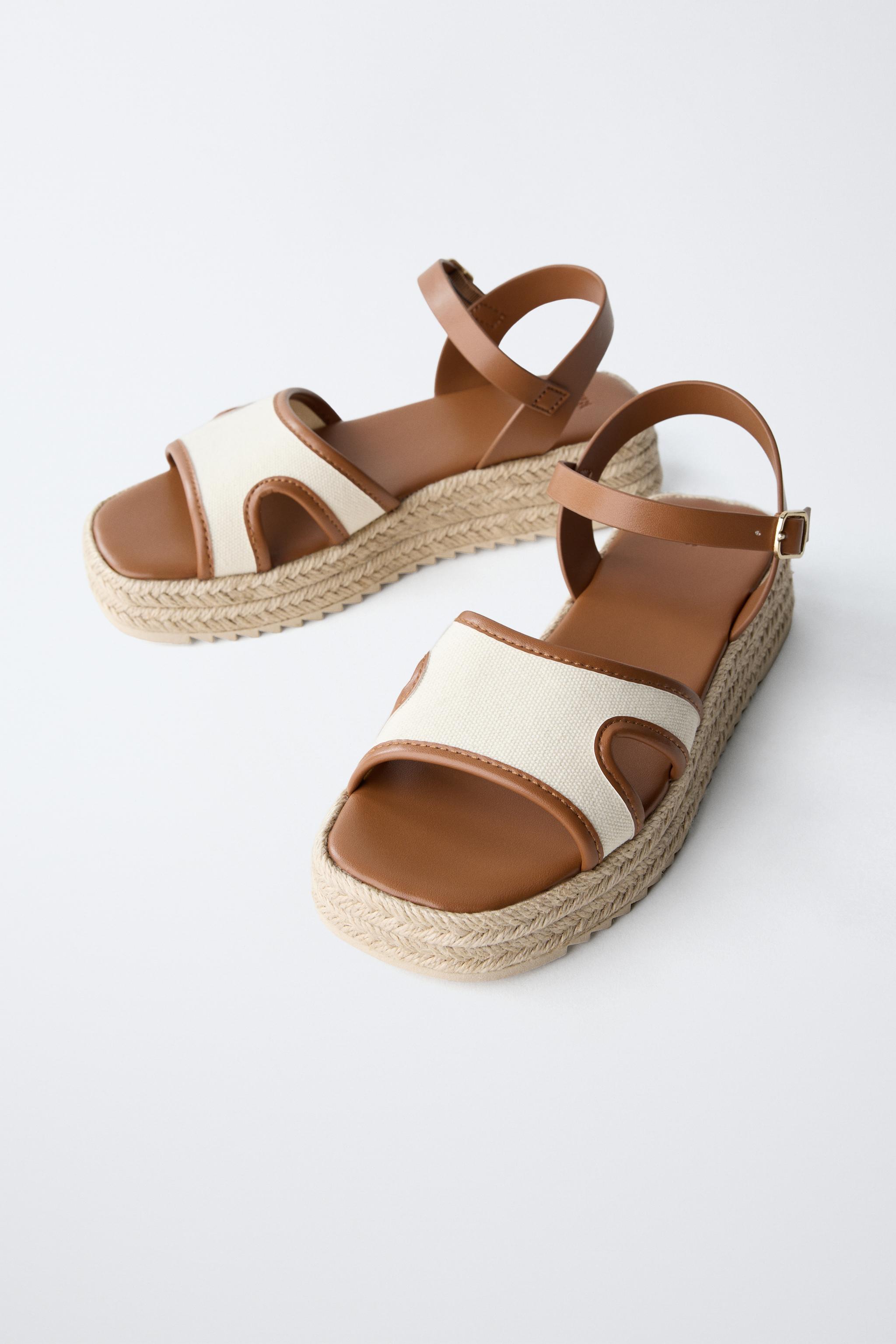 JUTE CANVAS SANDALS