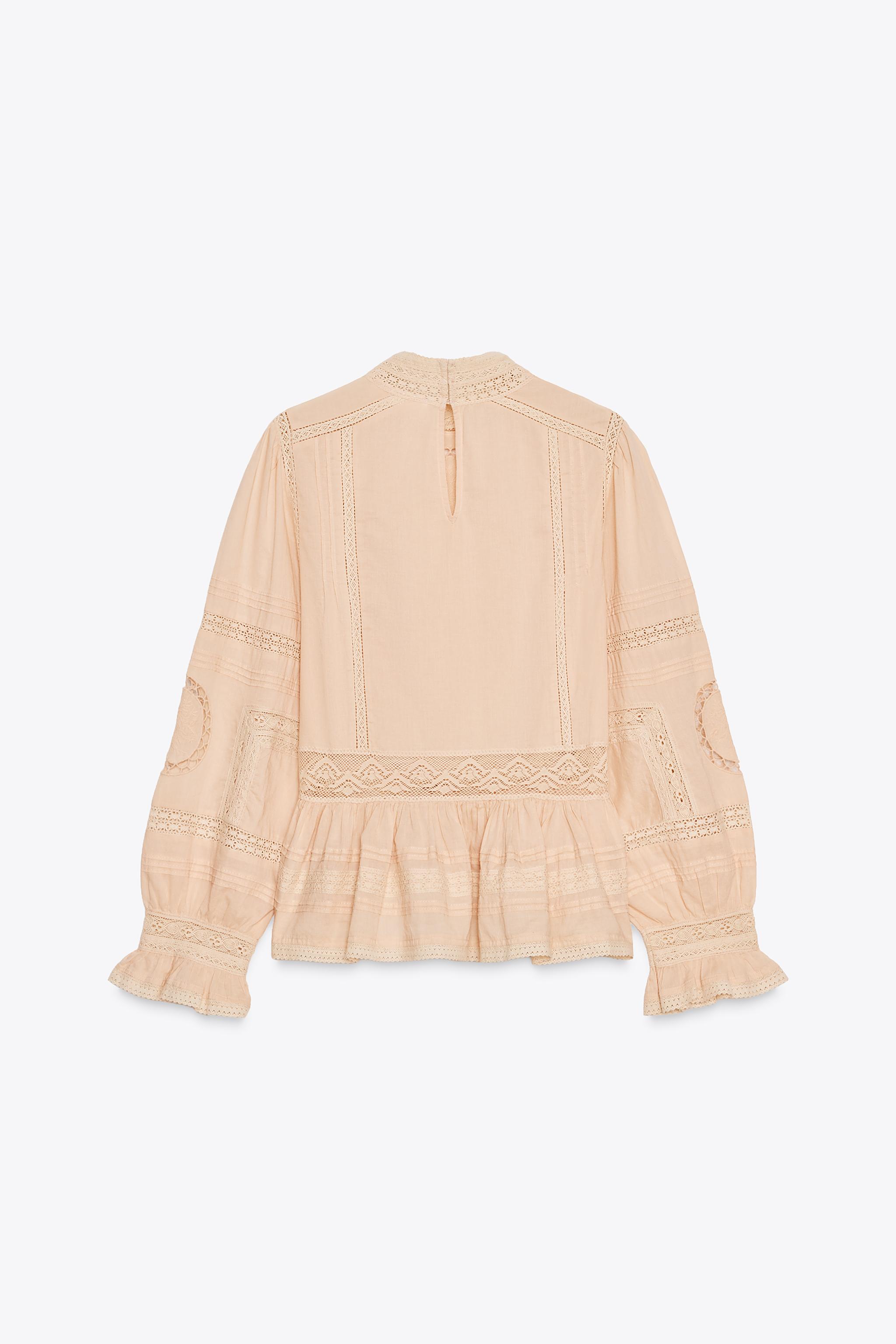 ZW COLLECTION EMBROIDERED ROMANTIC SHIRT