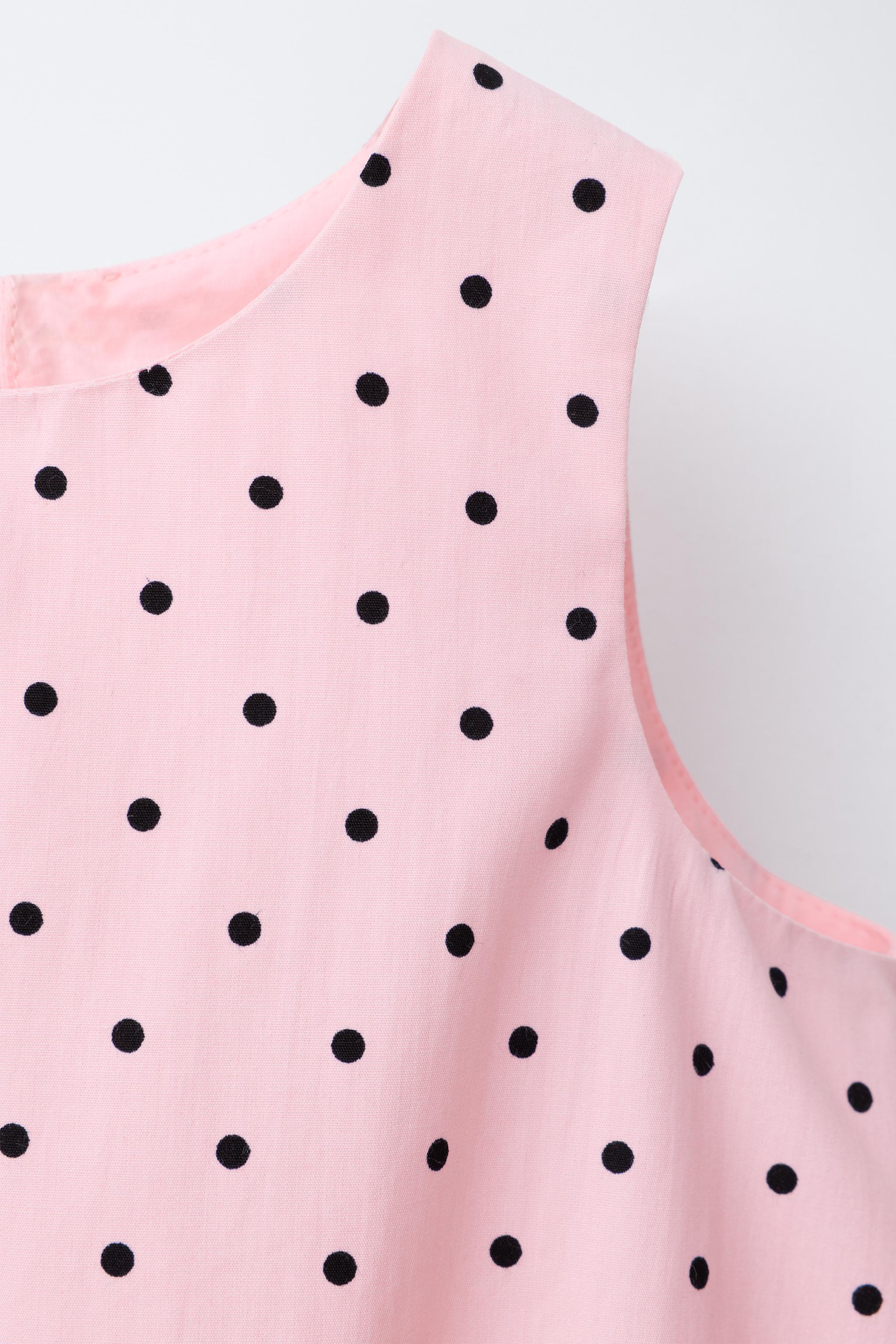 POLKA DOT PRINTED BALLOON TOP