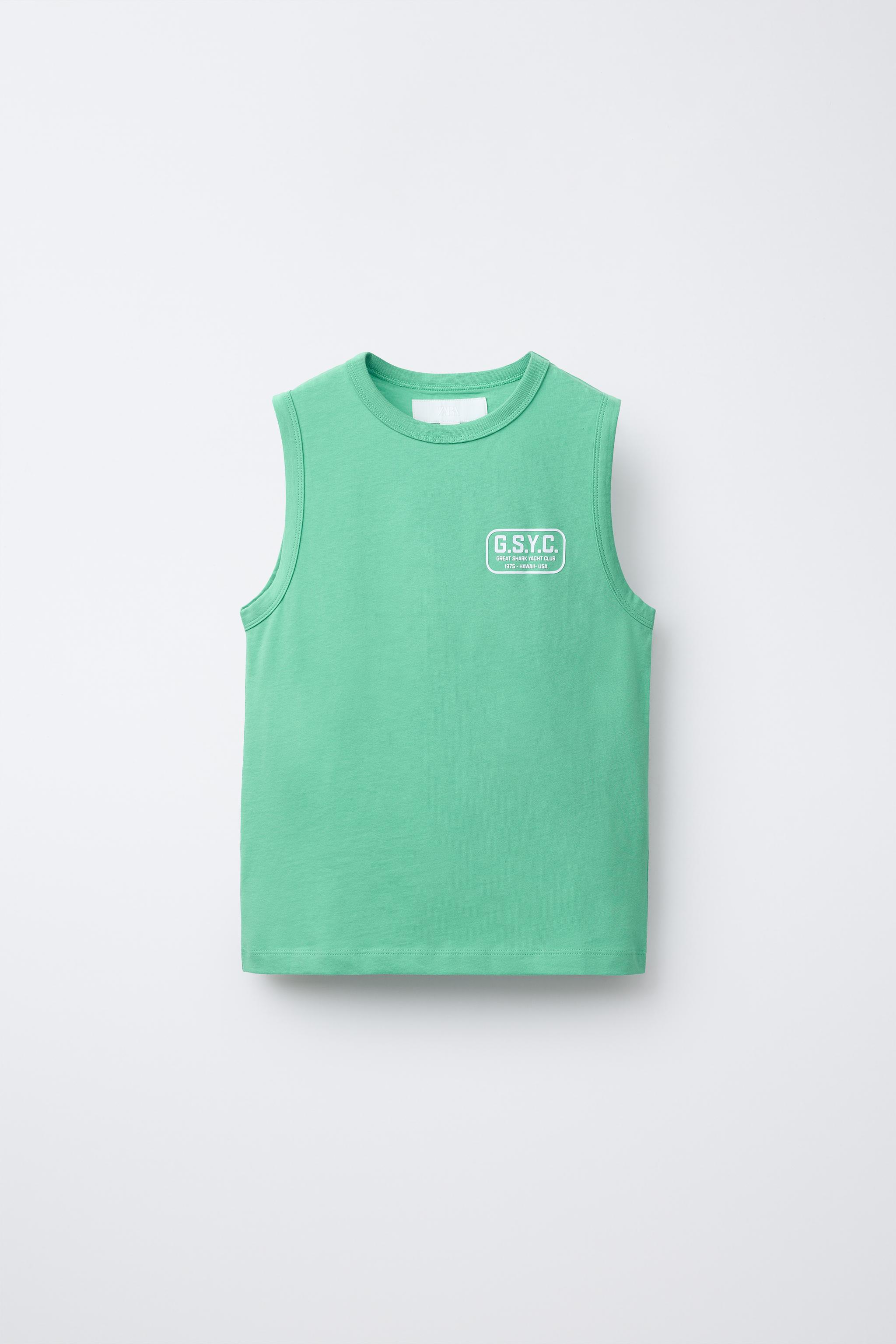 SLEEVELESS LOGO T-SHIRT