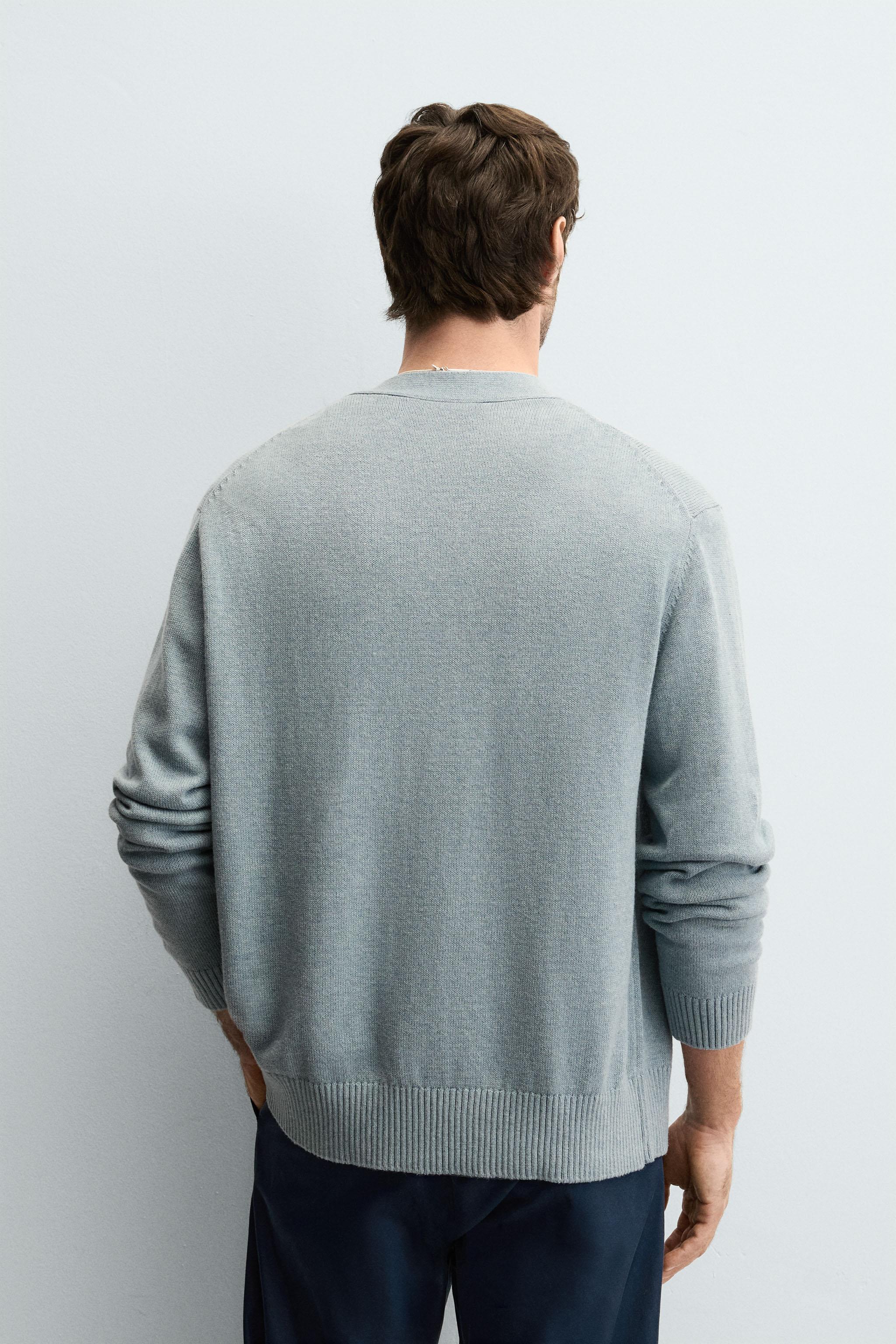 COTTON - CASHMERE CARDIGAN