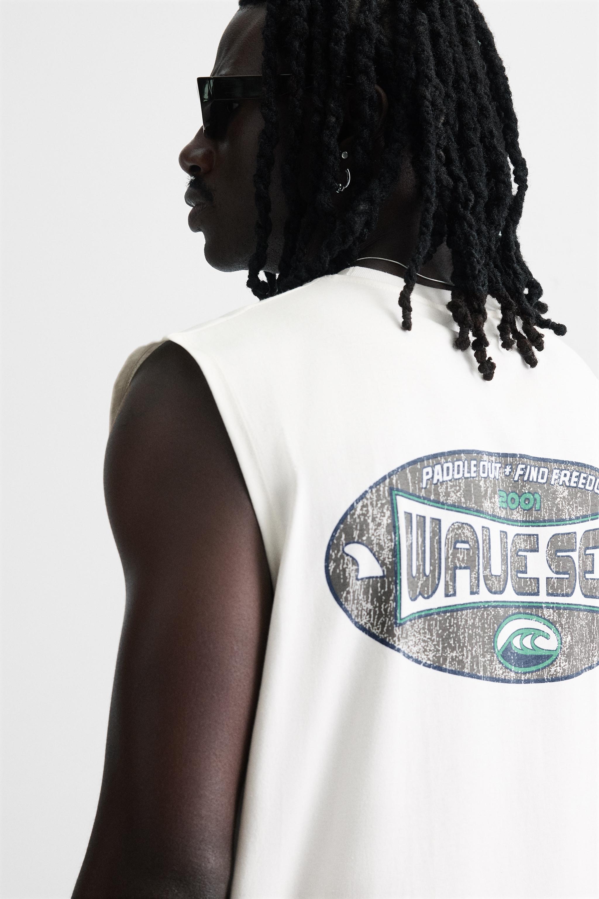 WASHED PRINT TANK TOP