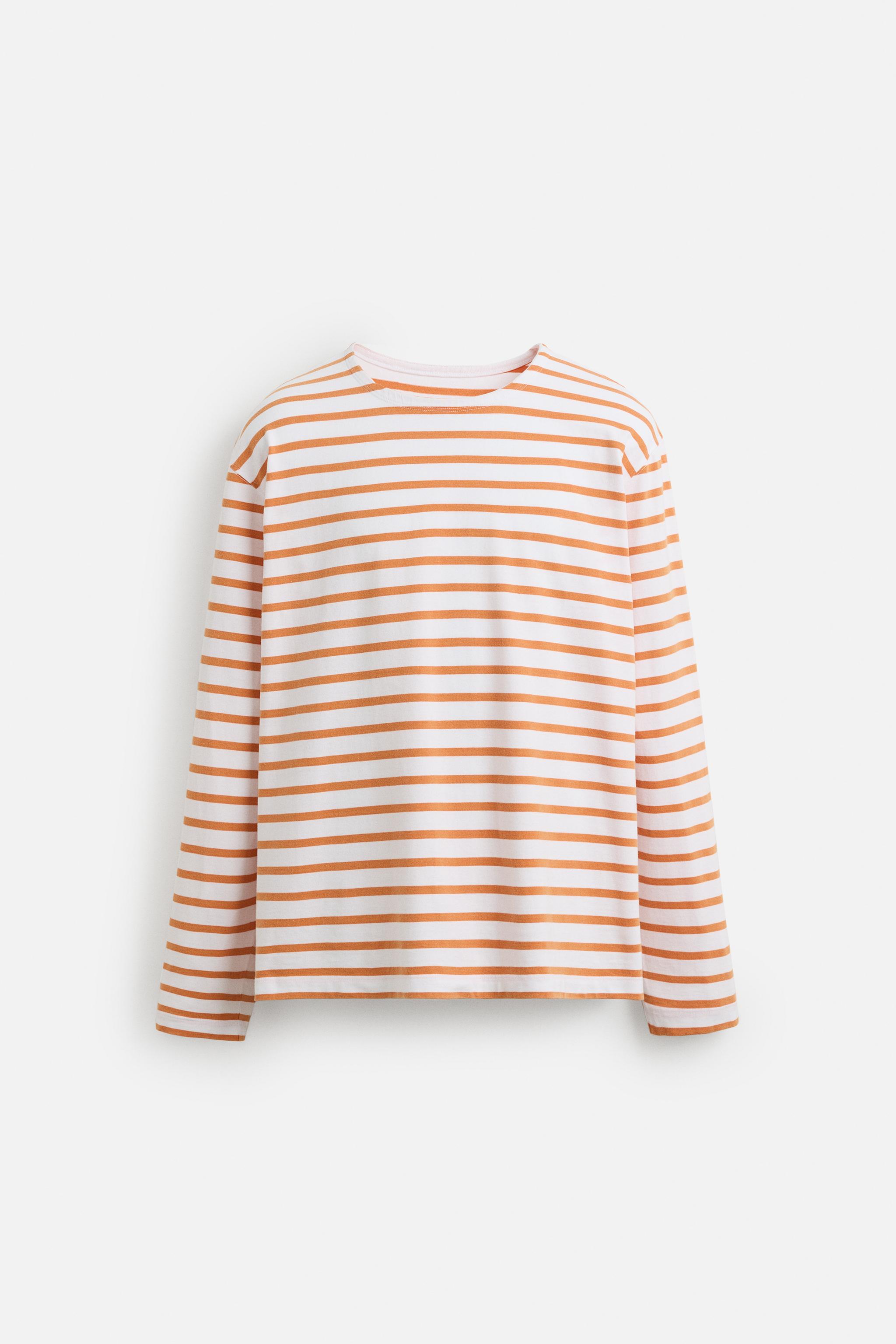 JACQUARD STRIPE T-SHIRT