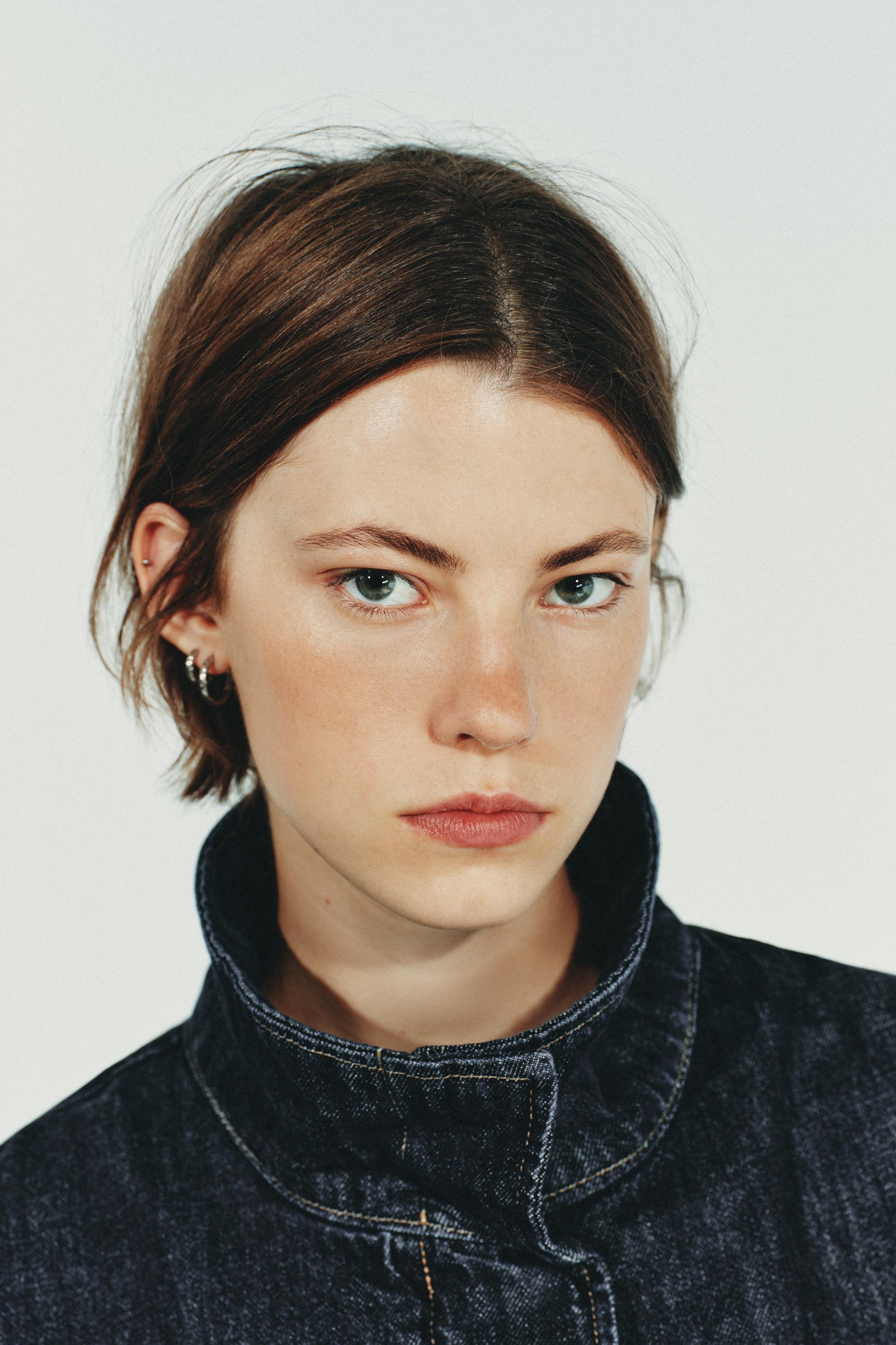 TRF BATWING SLEEVE DENIM JACKET