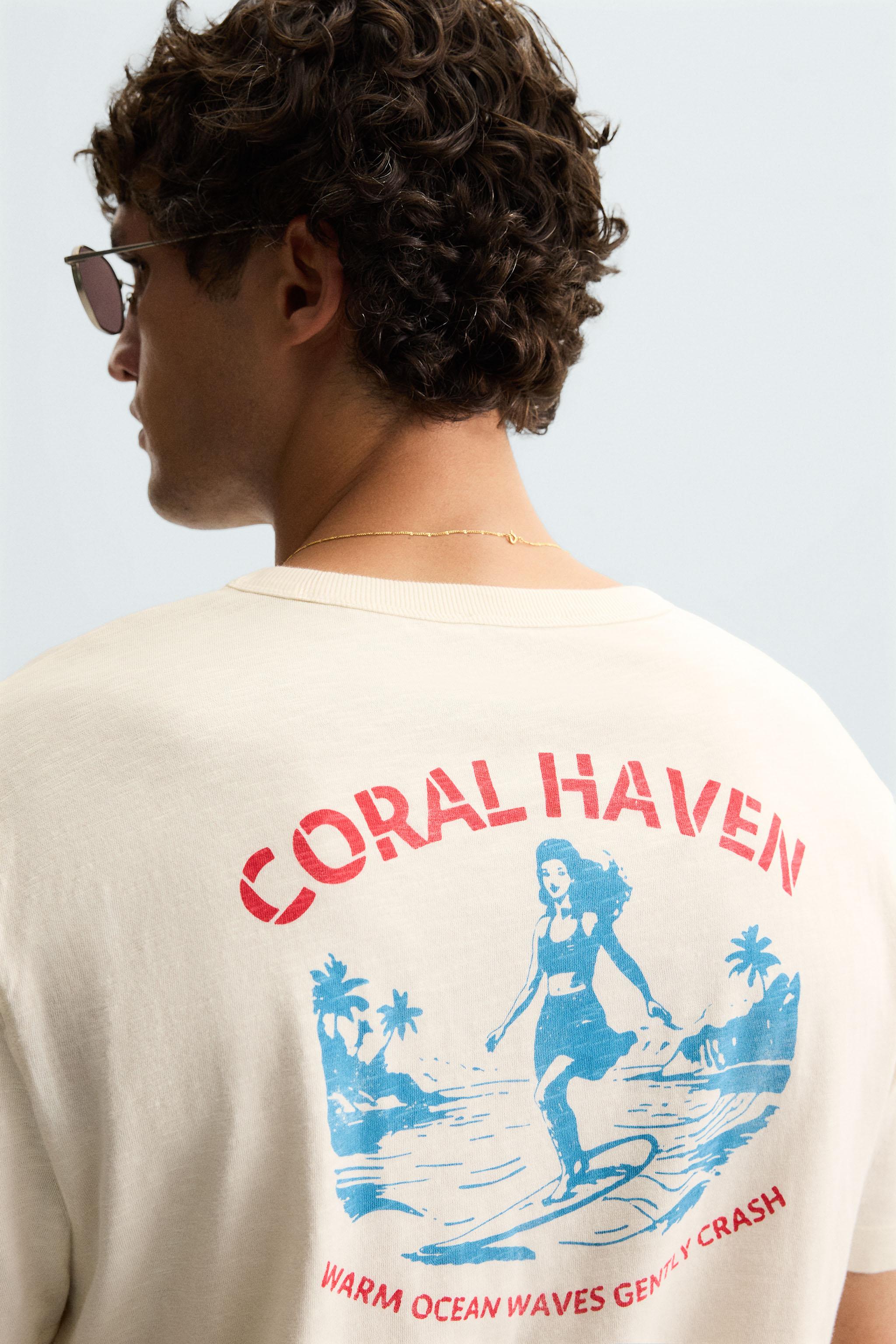 CONTRAST GRAPHIC T-SHIRT