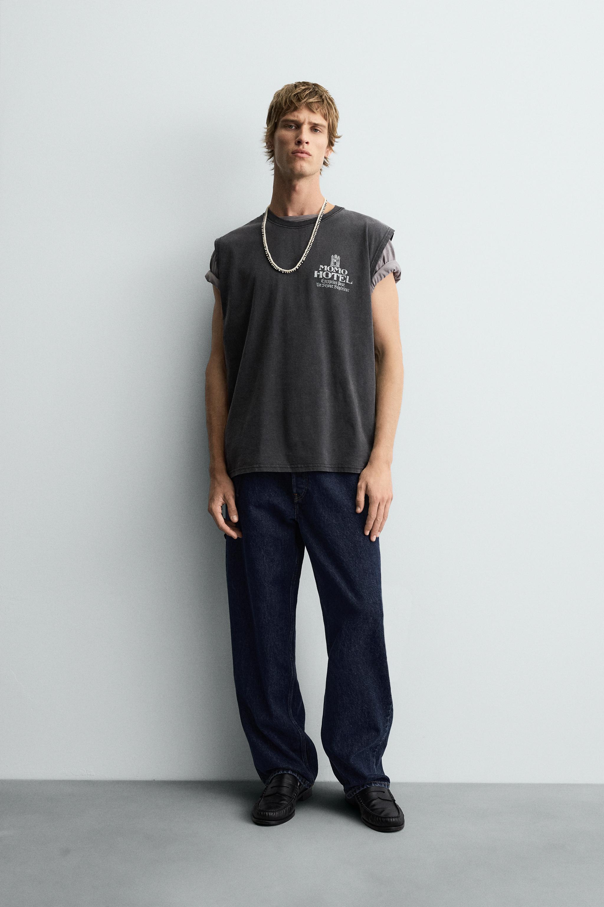 WASHED PRINT TANK TOP