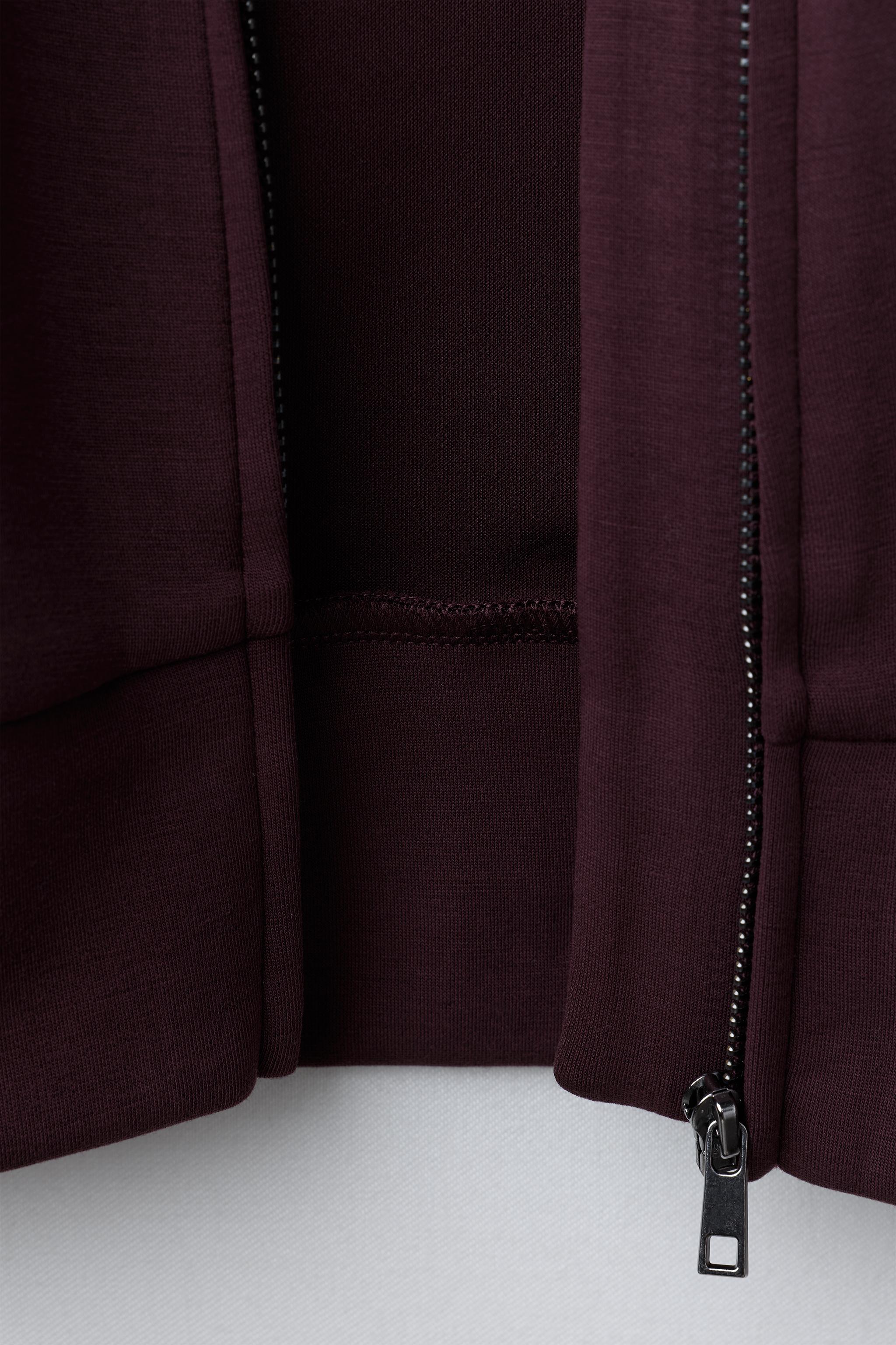 BOMBER JACKET WITH MODAL EMBOSSED TEXT