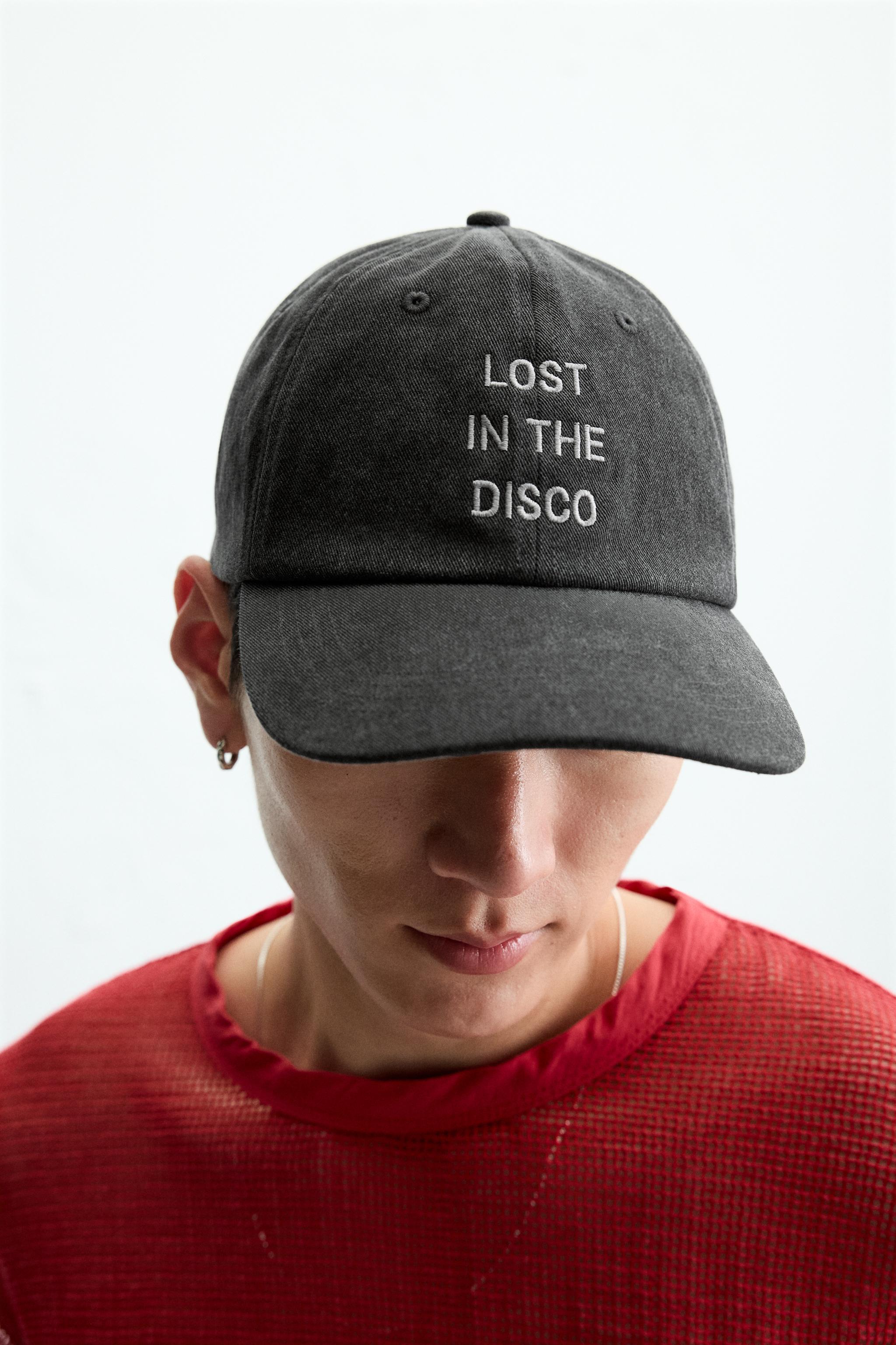 WASHED EMBROIDERY CAP