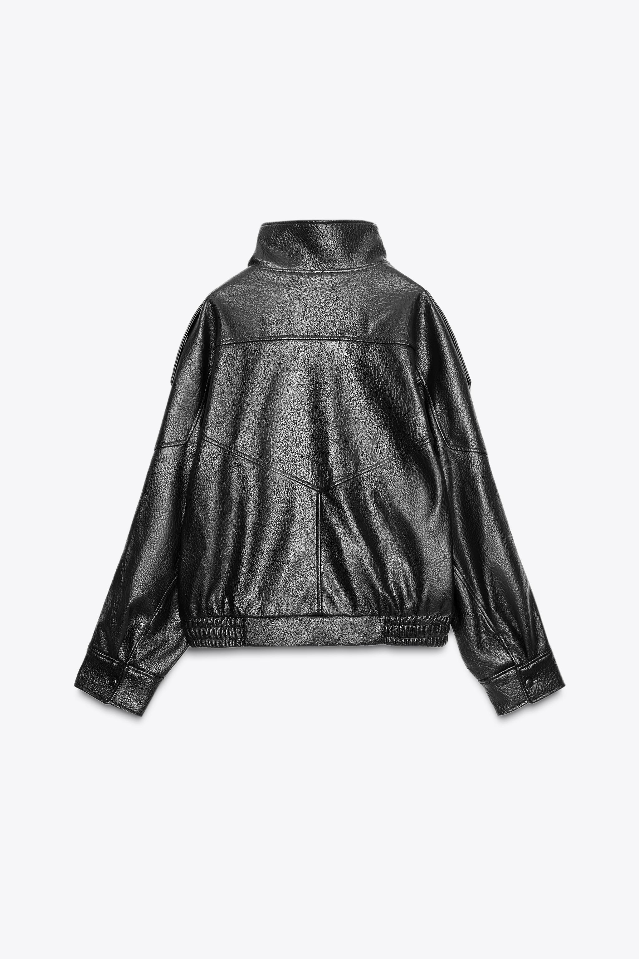 FAUX LEATHER JACKET