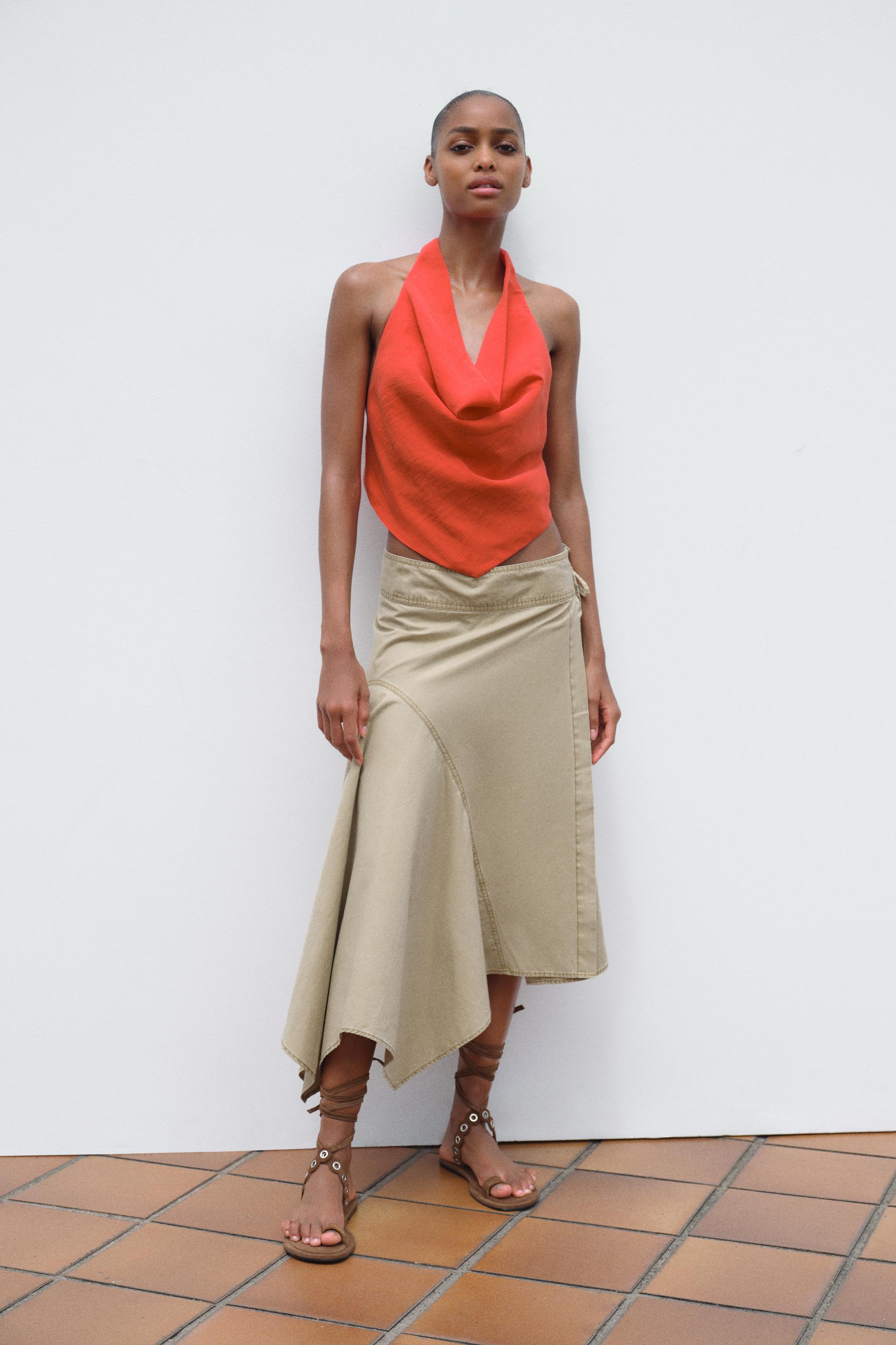 ASYMMETRIC WRAP SKIRT