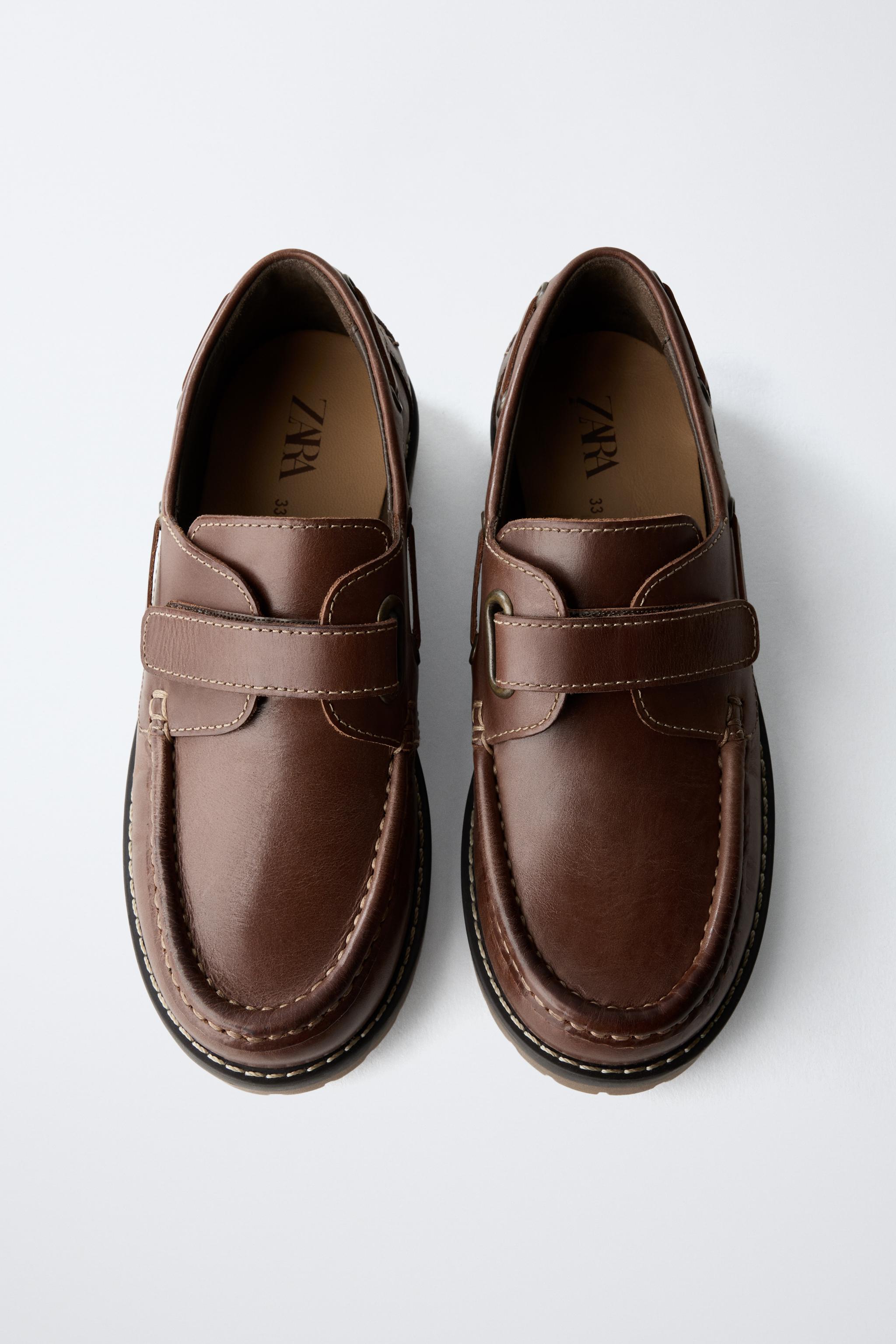 LEATHER DECK SHOES