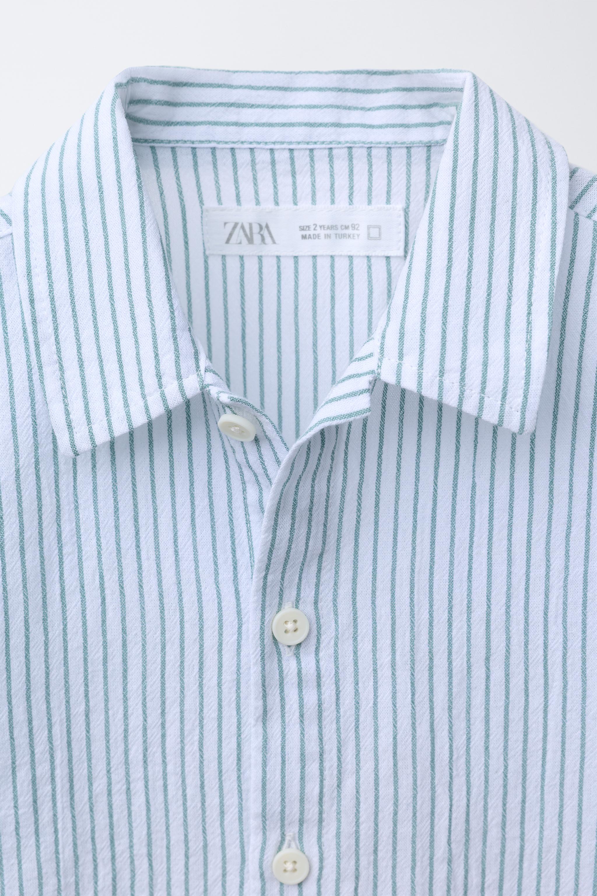 STRIPED TEXTURED SHIRT