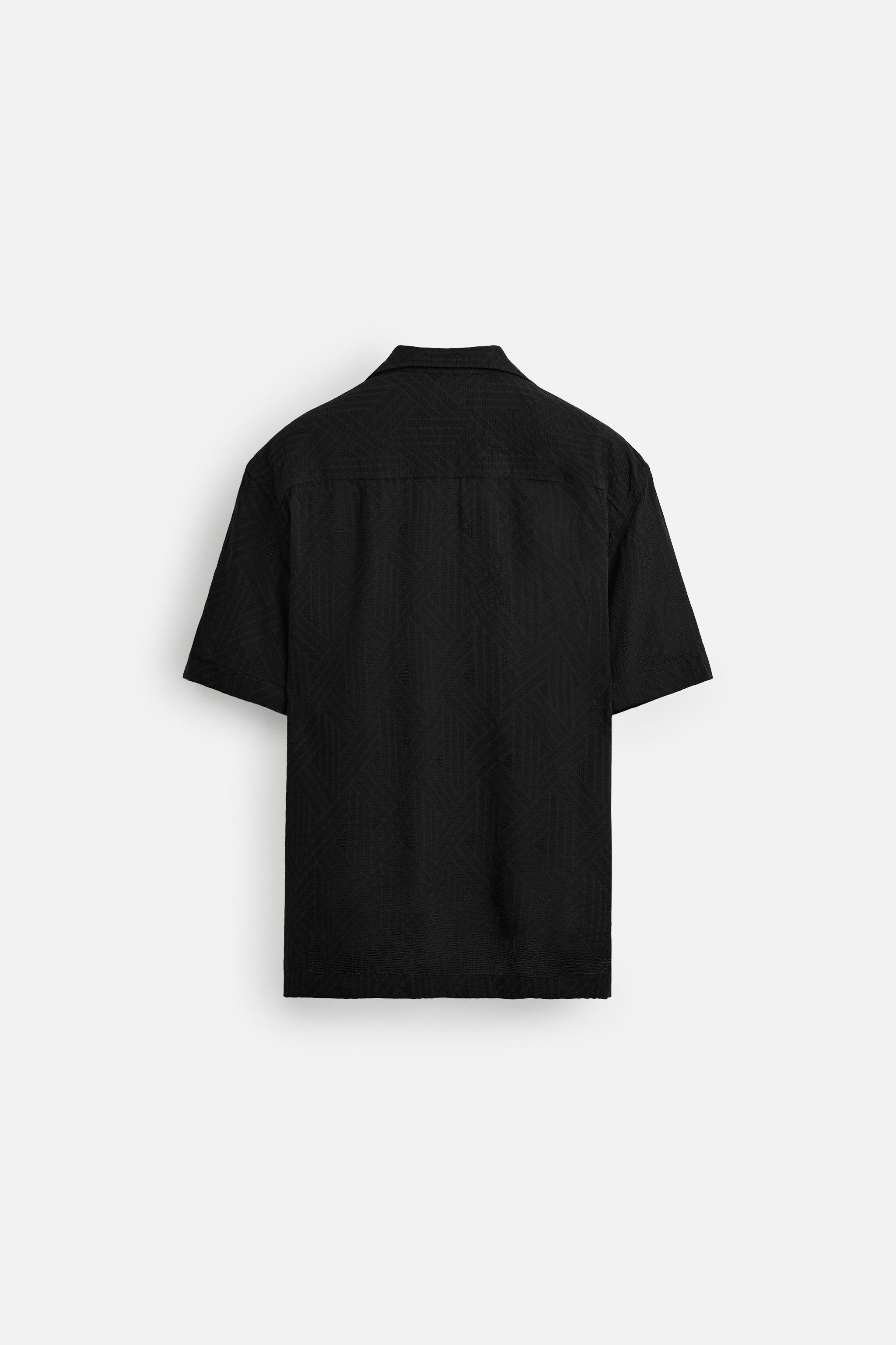 GEOMETRIC JACQUARD SHIRT