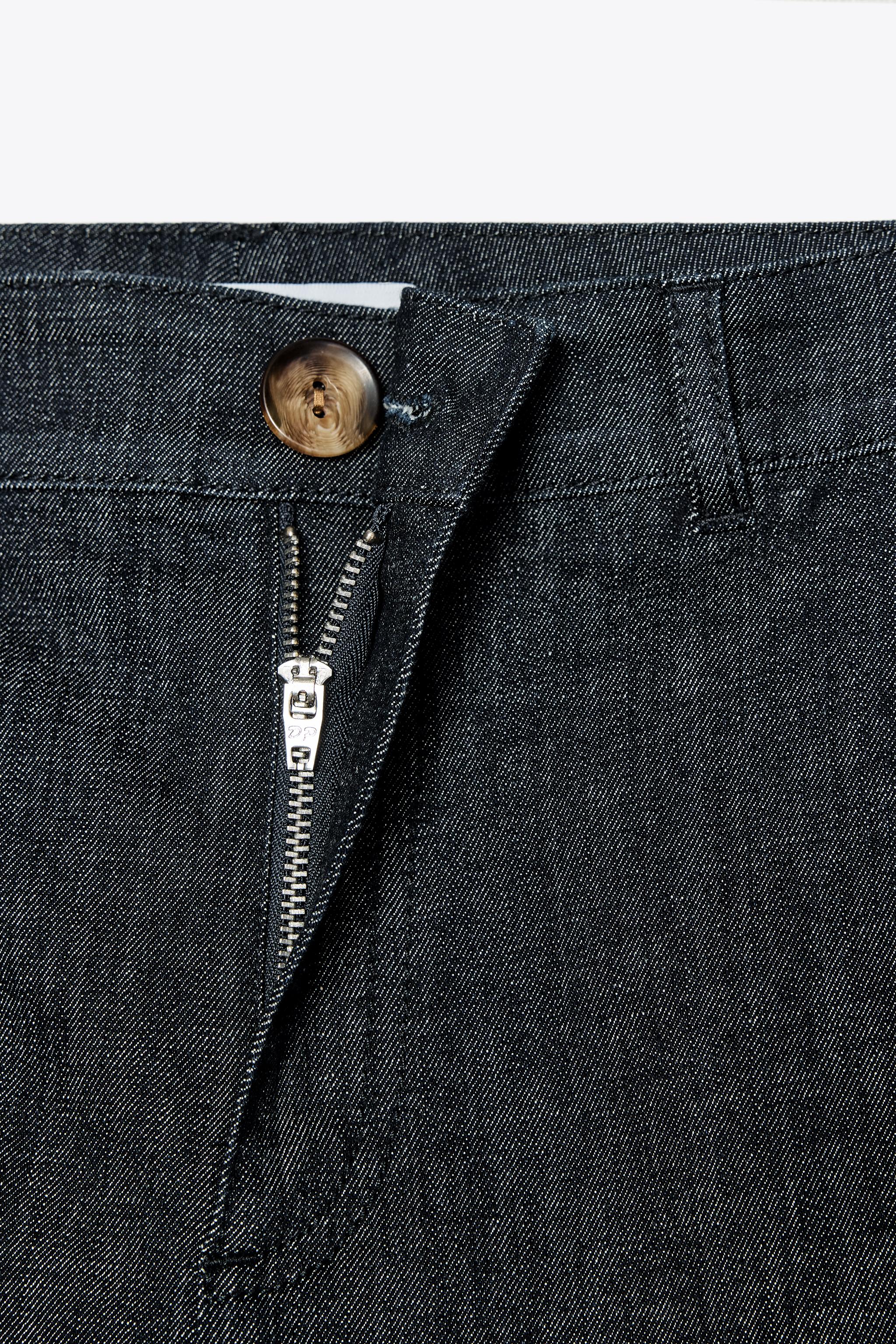 Z1975 BRAIDED BELT CHINO DENIM PANTS