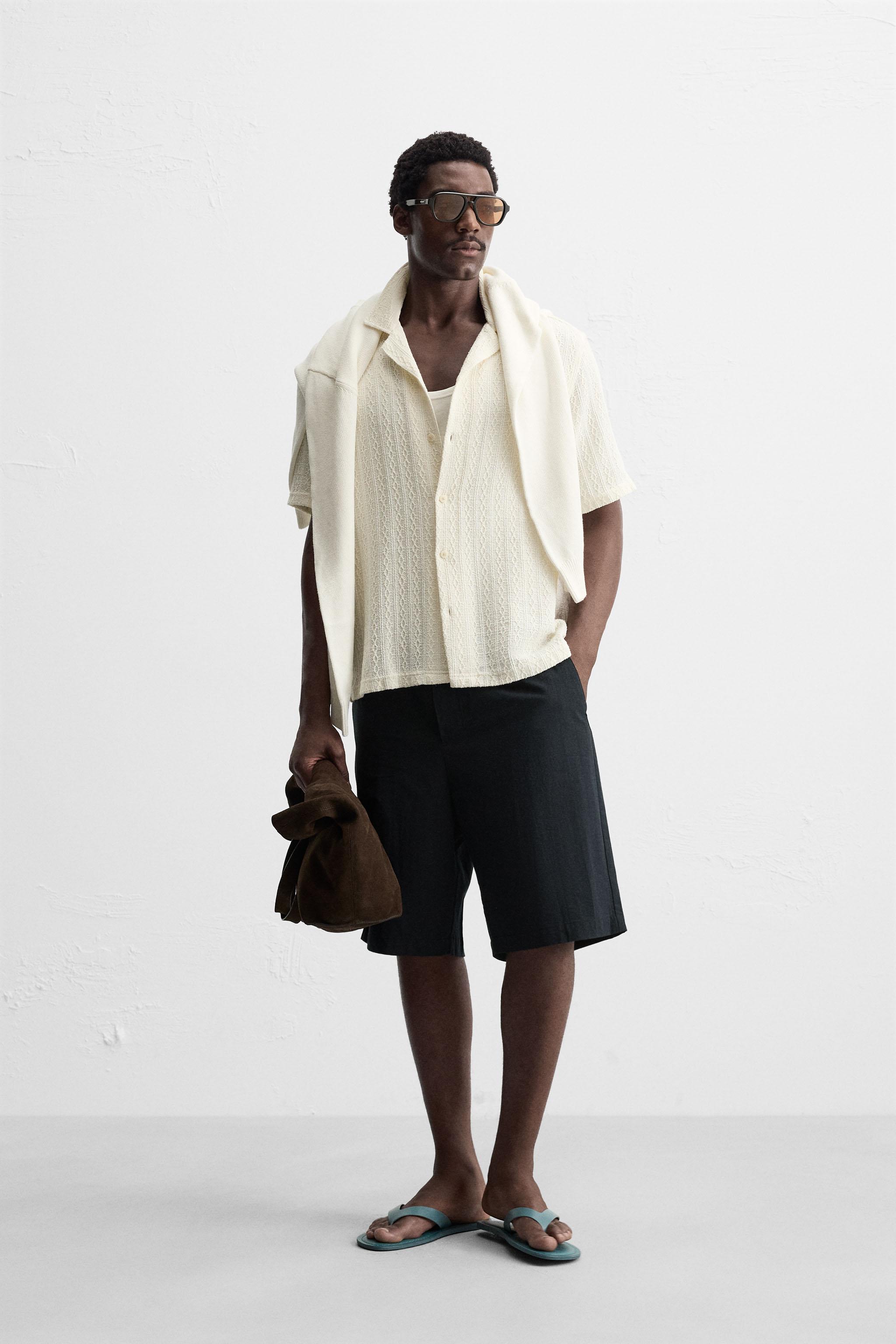 GEOMETRIC JACQUARD SHIRT