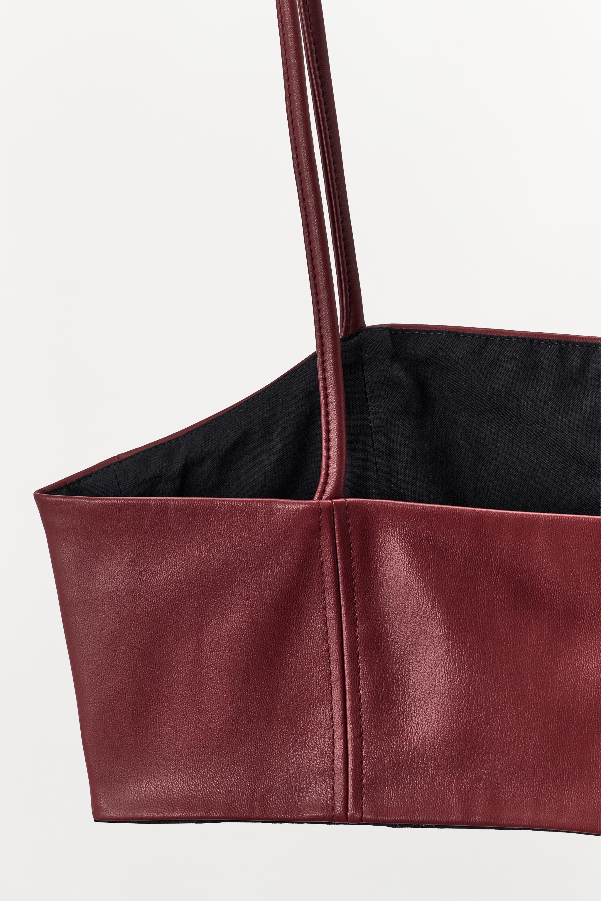 FAUX LEATHER STRAPPY BRALETTE