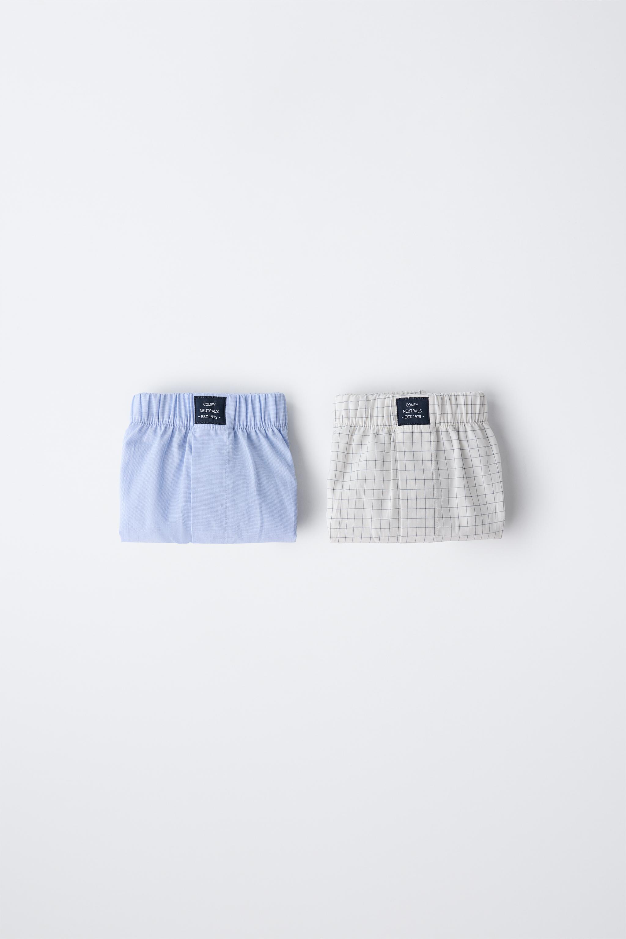 AGE 8-14/ TWO-PACK OF POPLIN BOXERS