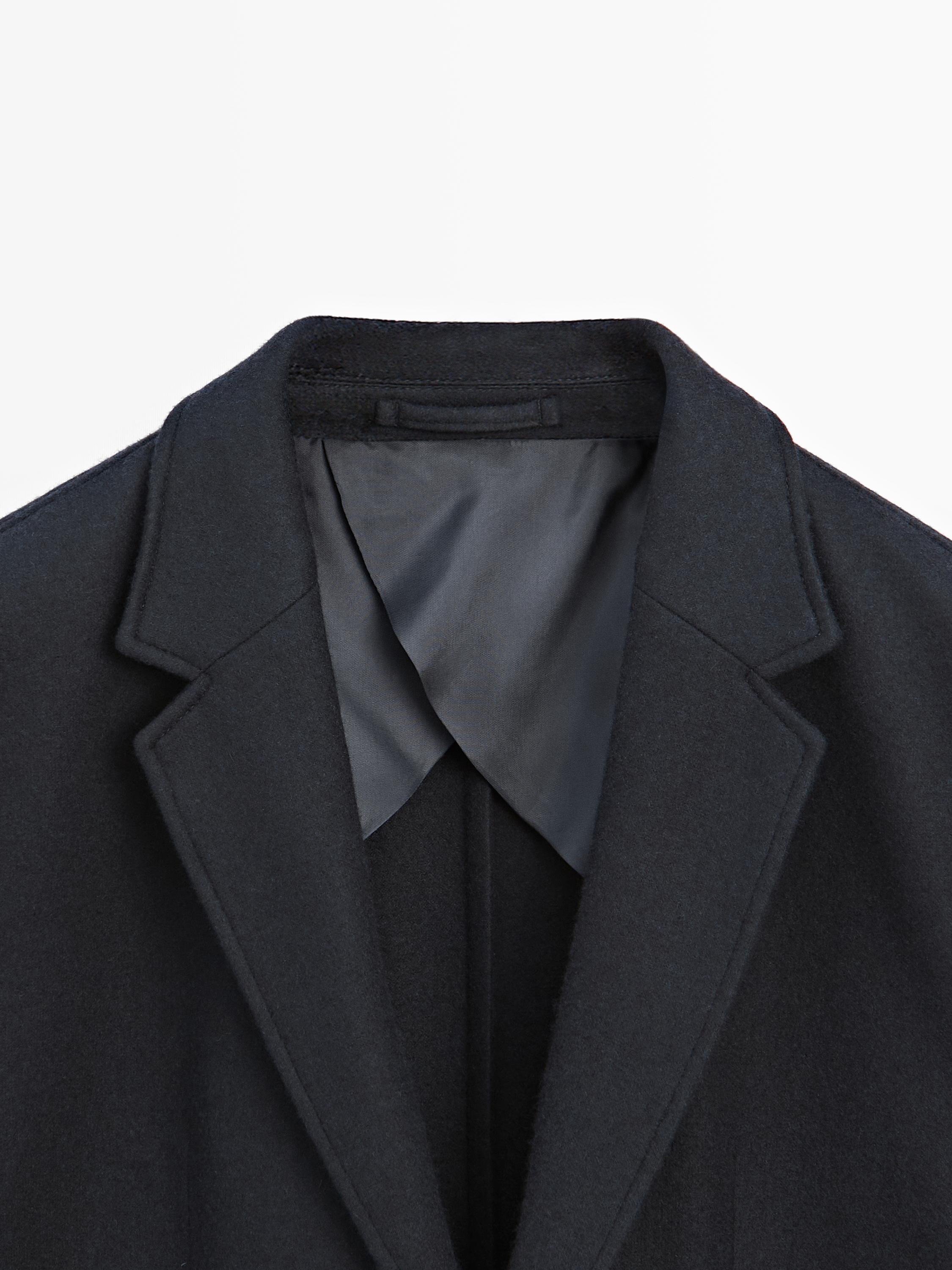 Wool blend suit blazer