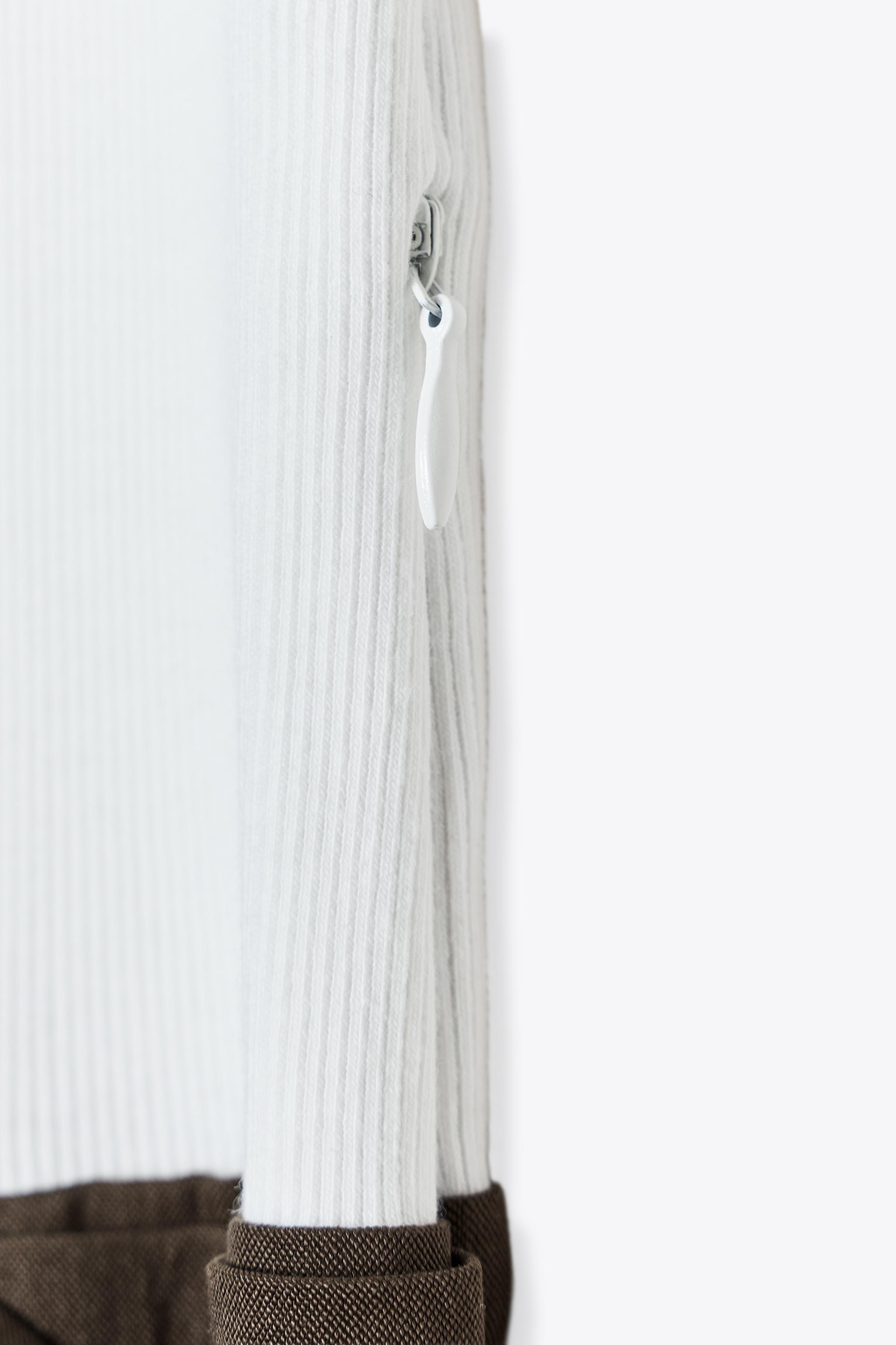 BELTED COMBINATION MIDI DRESS