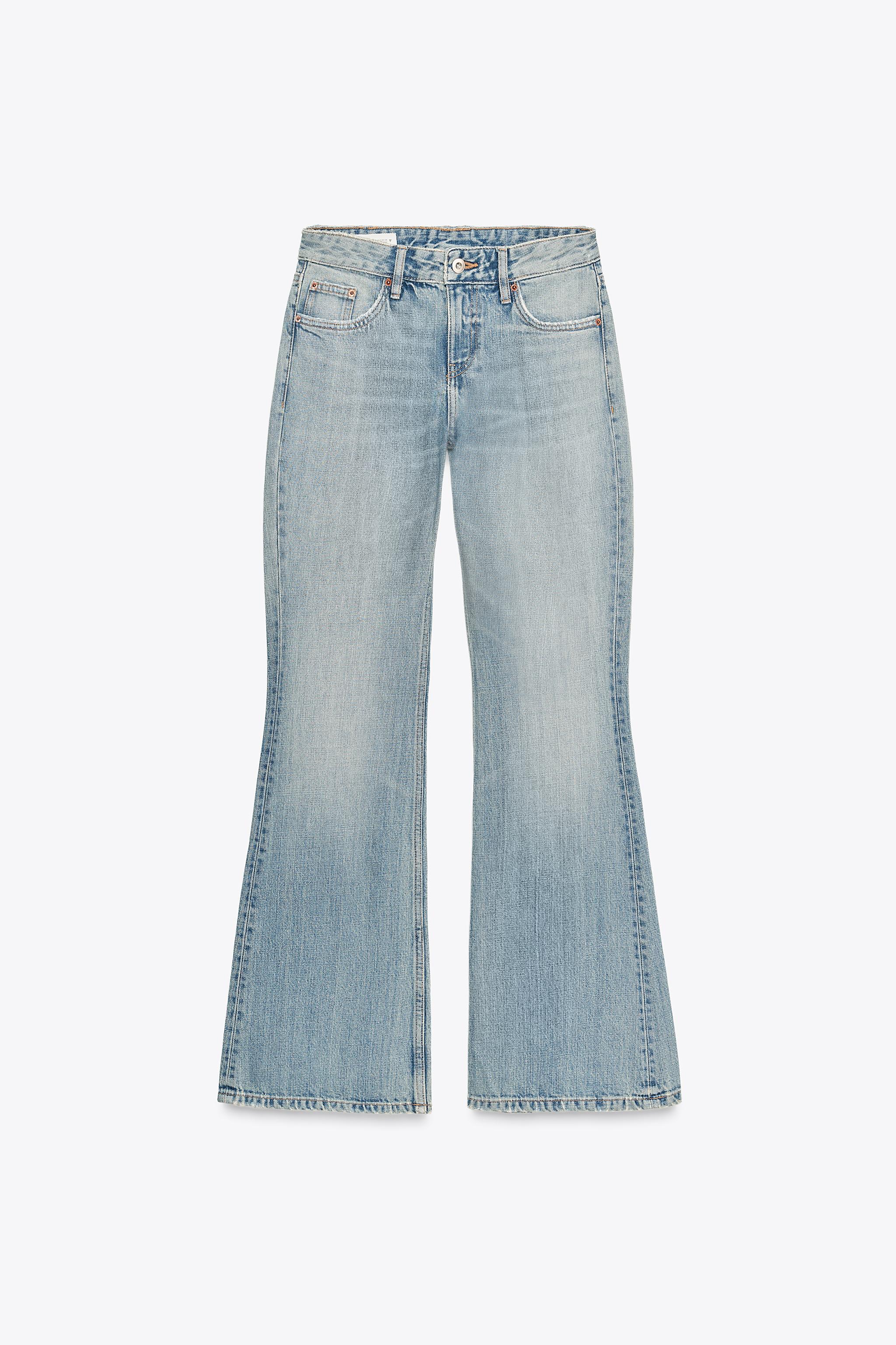 TRF LOW RISE FLARE JEANS