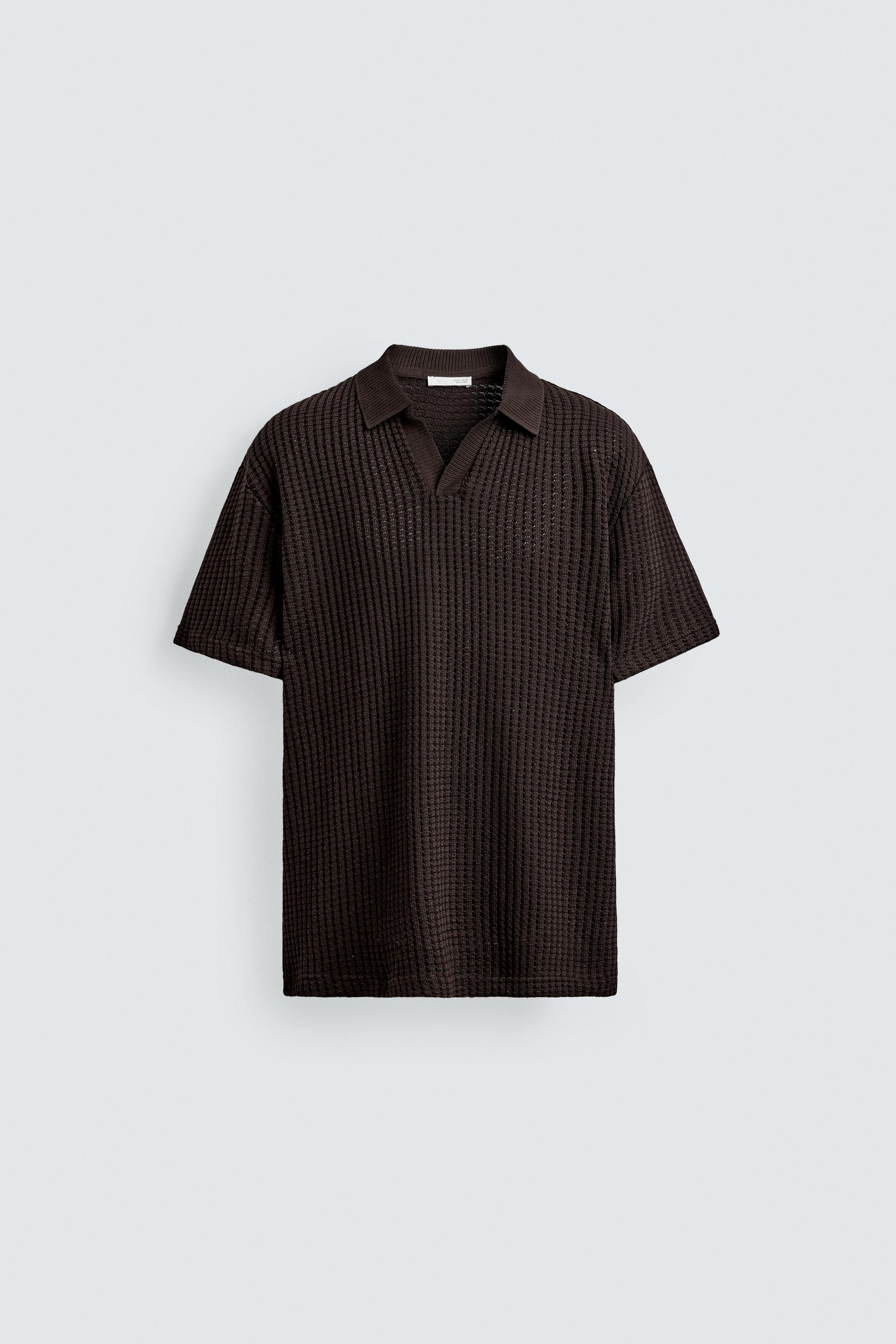 TEXTURED POLO SHIRT
