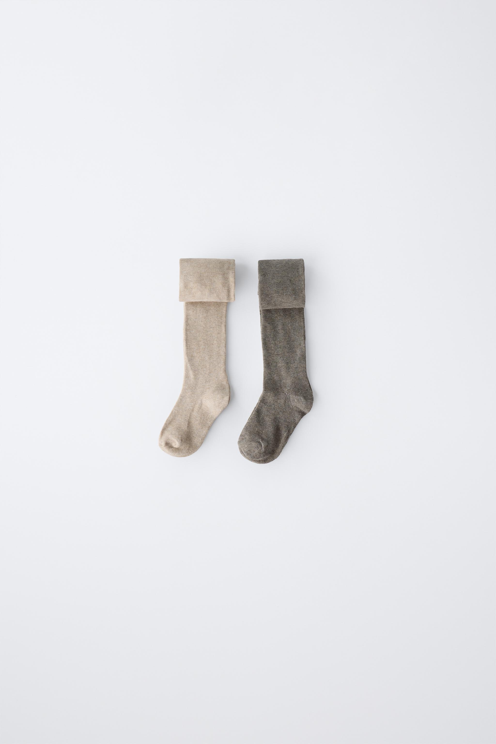 TWO-PACK OF PLAIN TIGHTS