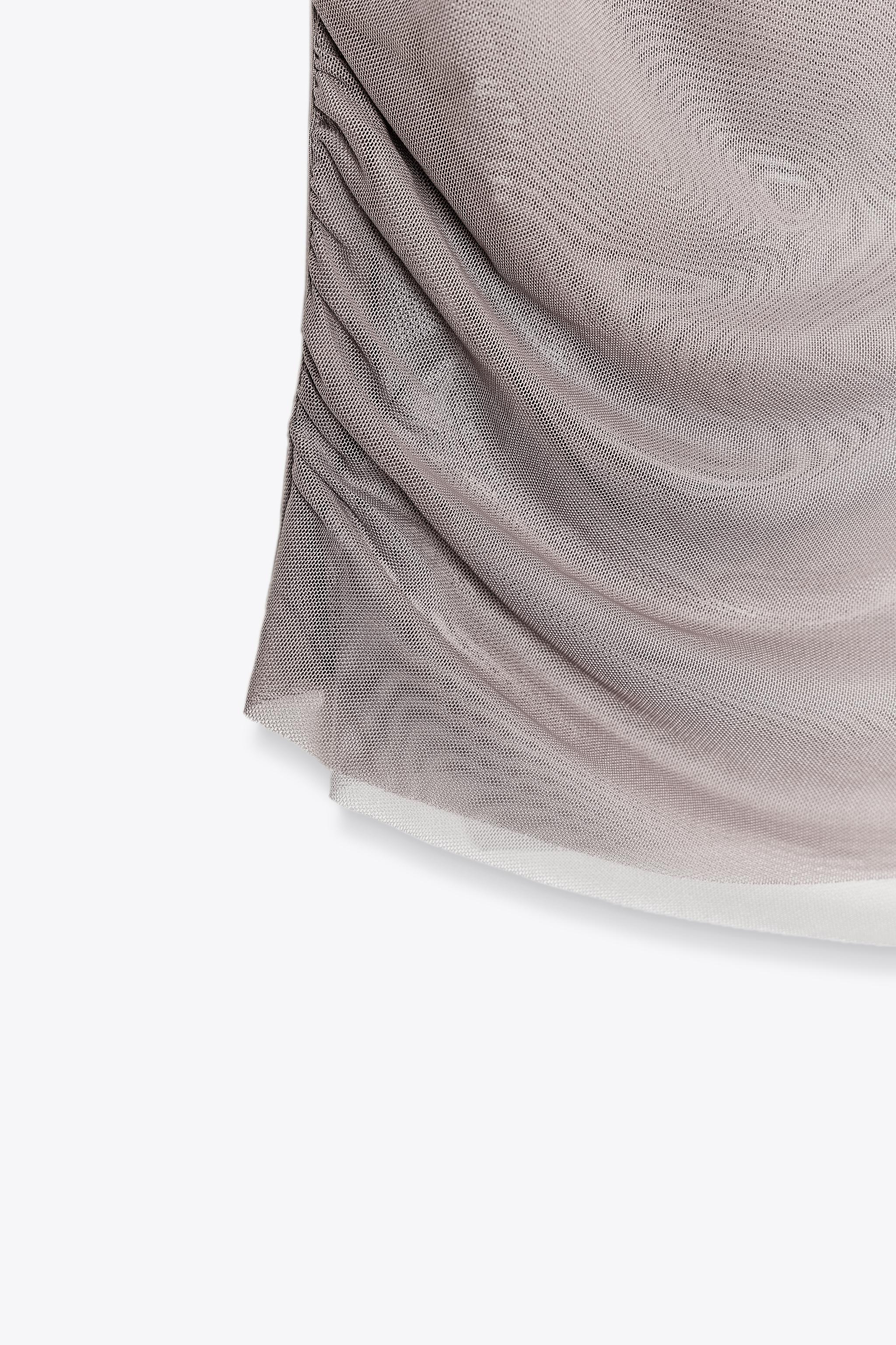 DOUBLE TULLE EFFECT T-SHIRT