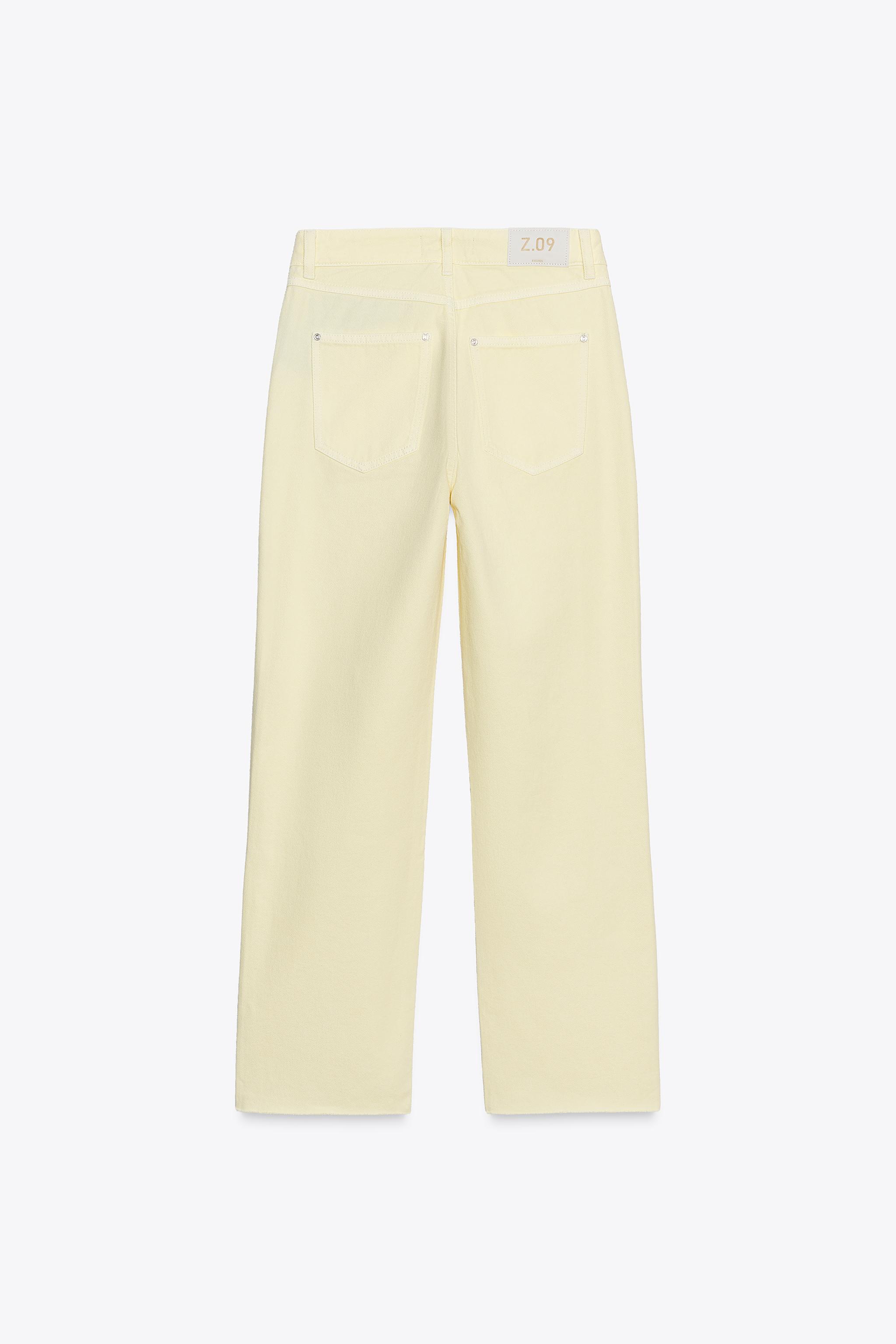 Z.09 STRAIGHT ANKLE HIGH WAIST CROSSOVER WAIST JEANS