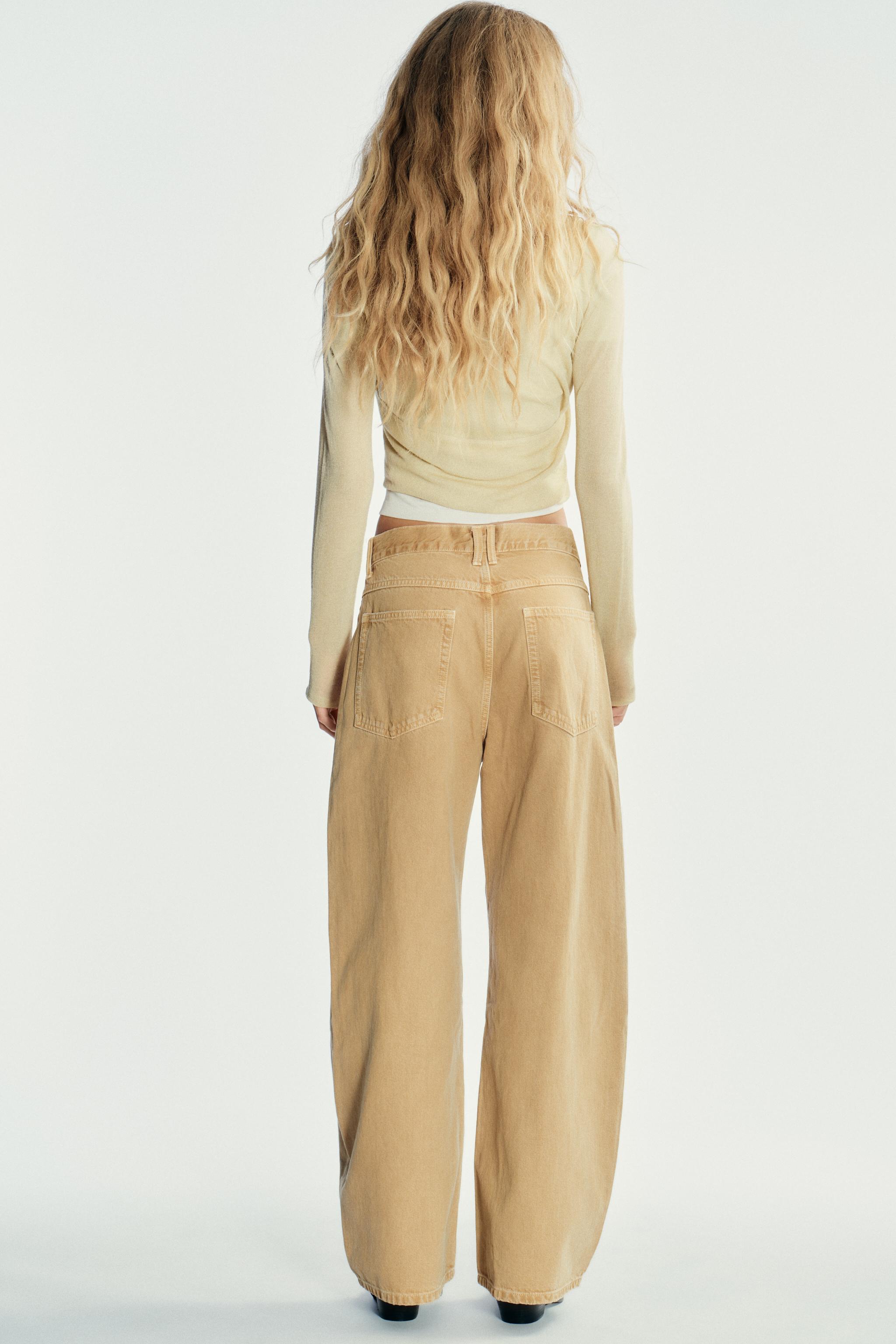 TRF LOW RISE BAGGY JEANS