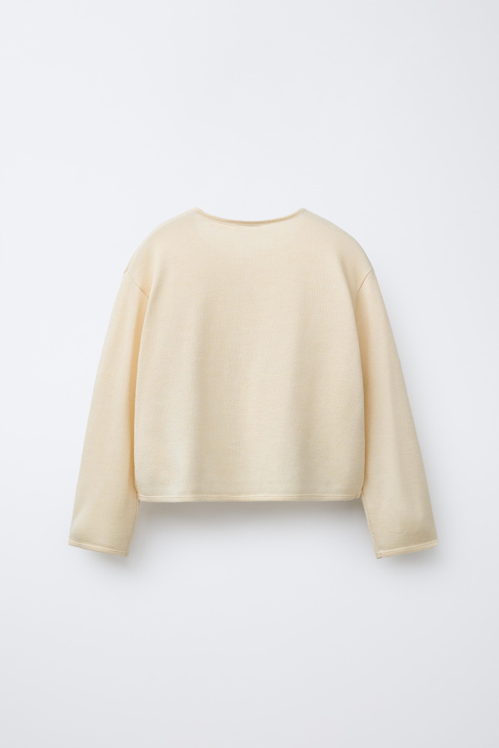 FLOWY SILK KNIT CARDIGAN