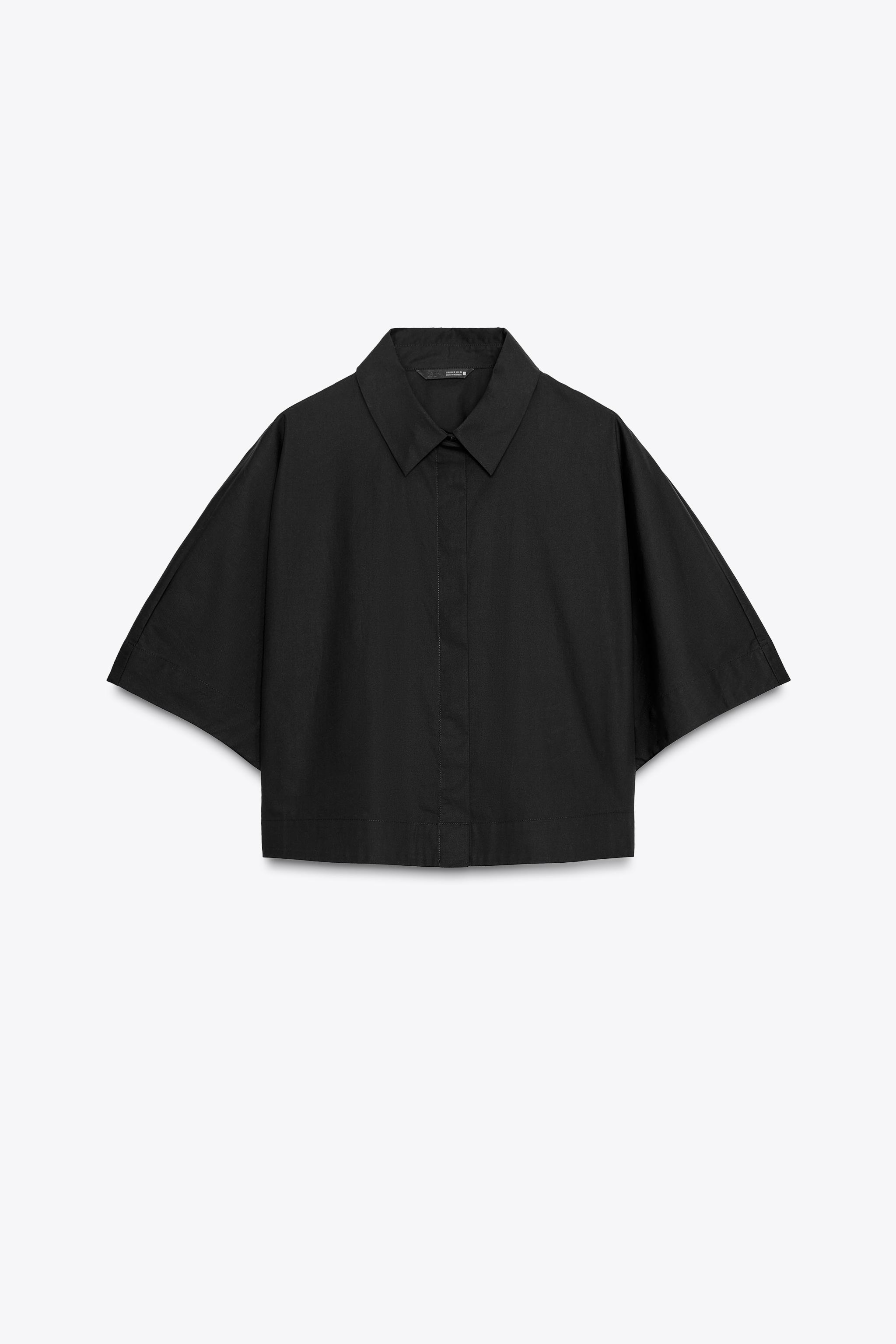 WIDE SLEEVE POPLIN SHIRT
