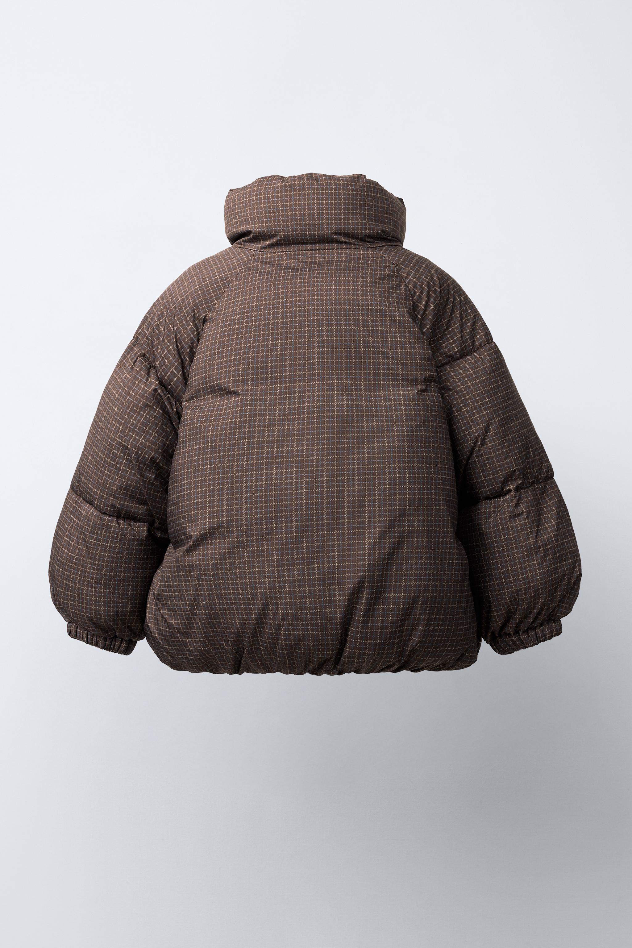 CHECKERED PUFFER JACKET