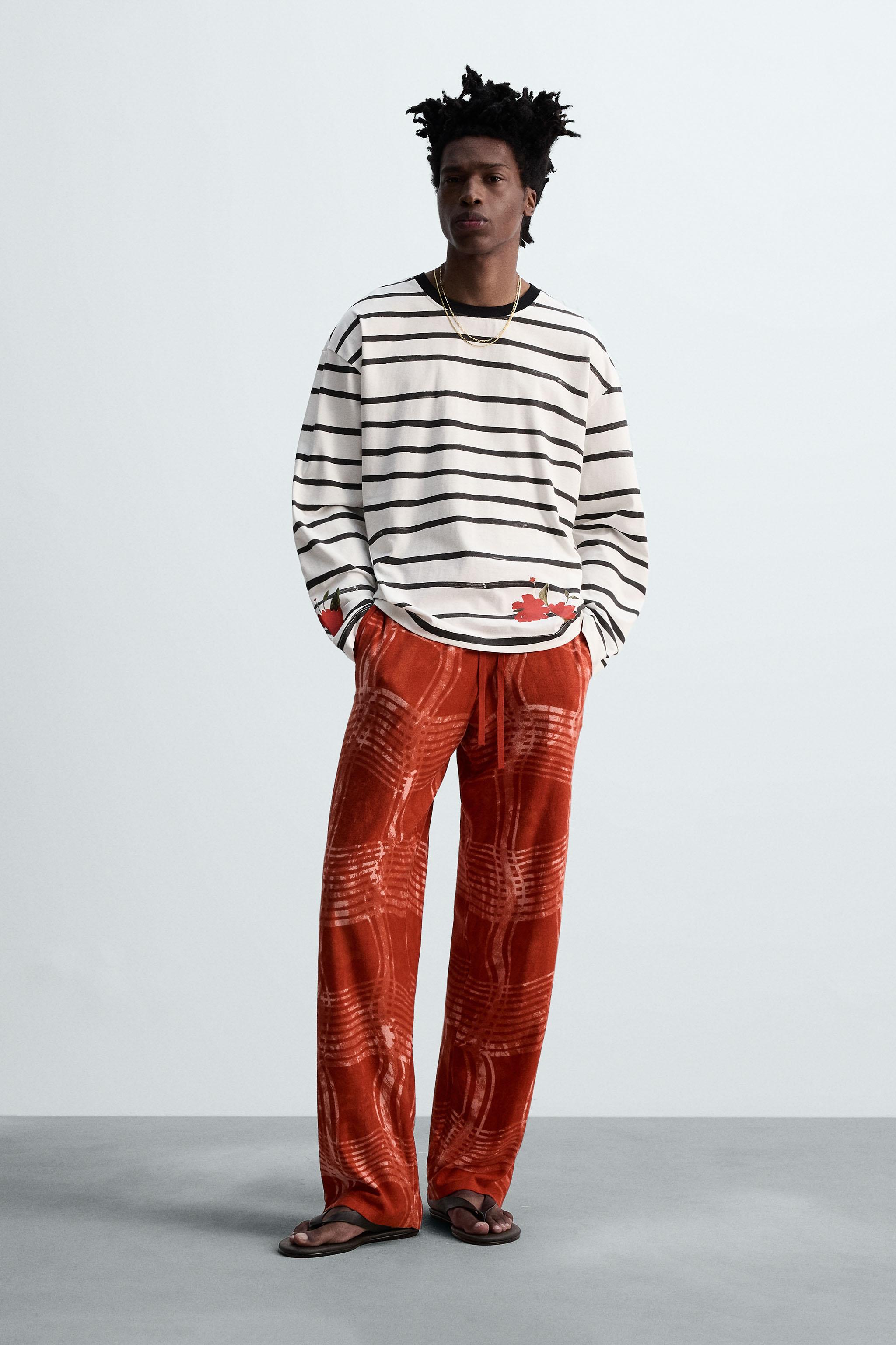 PRINTED STRIPED T-SHIRT © OTIS KWAME KYE QUAICOE