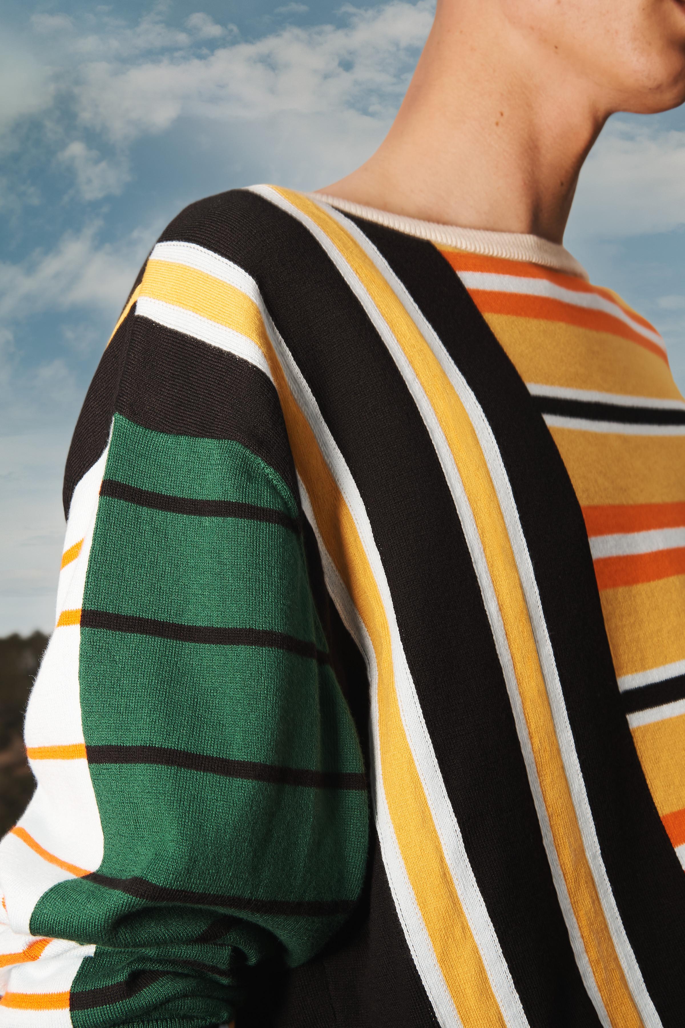 LIMITED EDITION COMBINATION STRIPED SWEATER