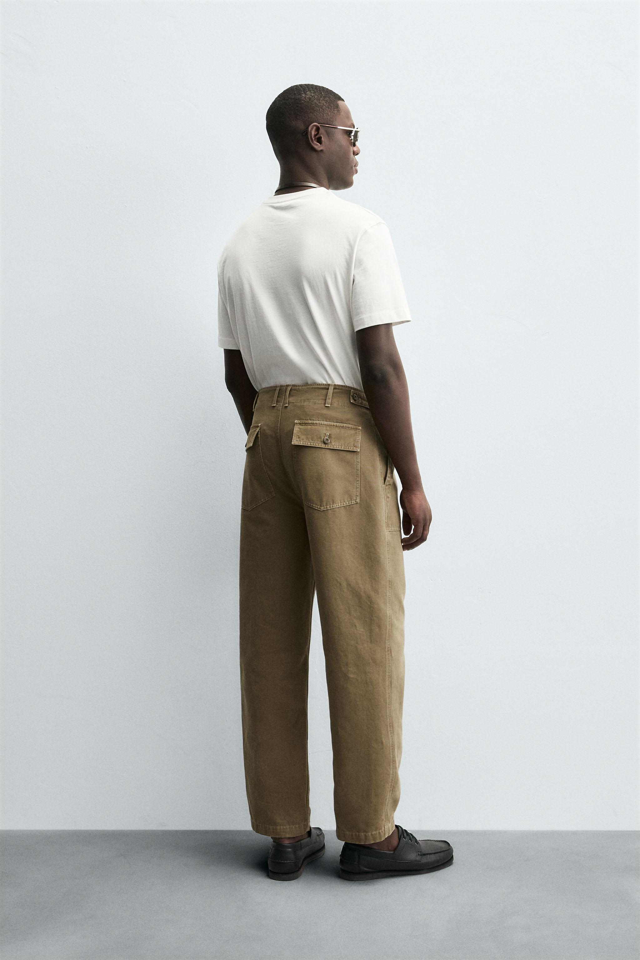 REGULAR FIT PANTS WITH POCKETS