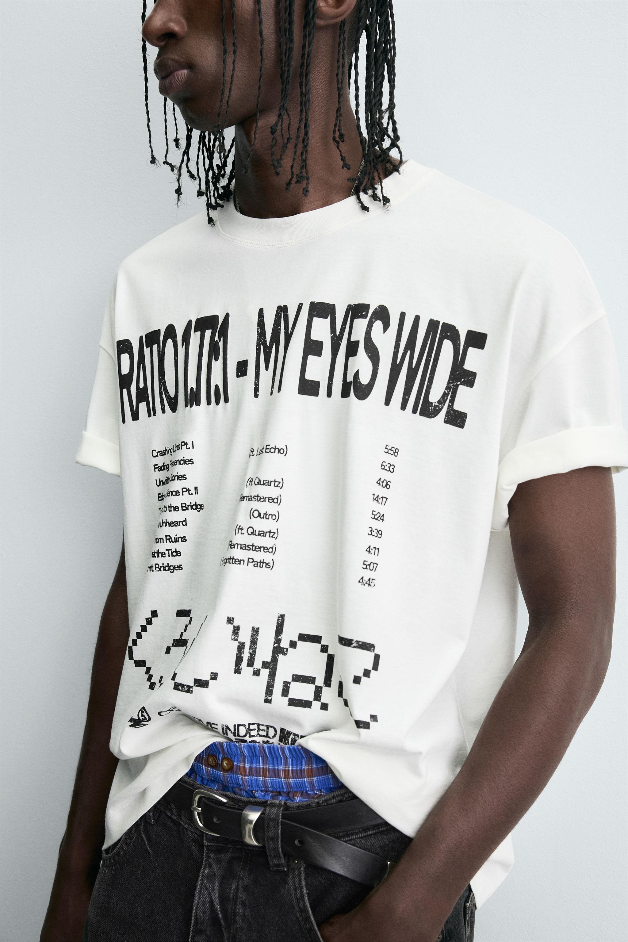 GRAPHIC TEXT T-SHIRT