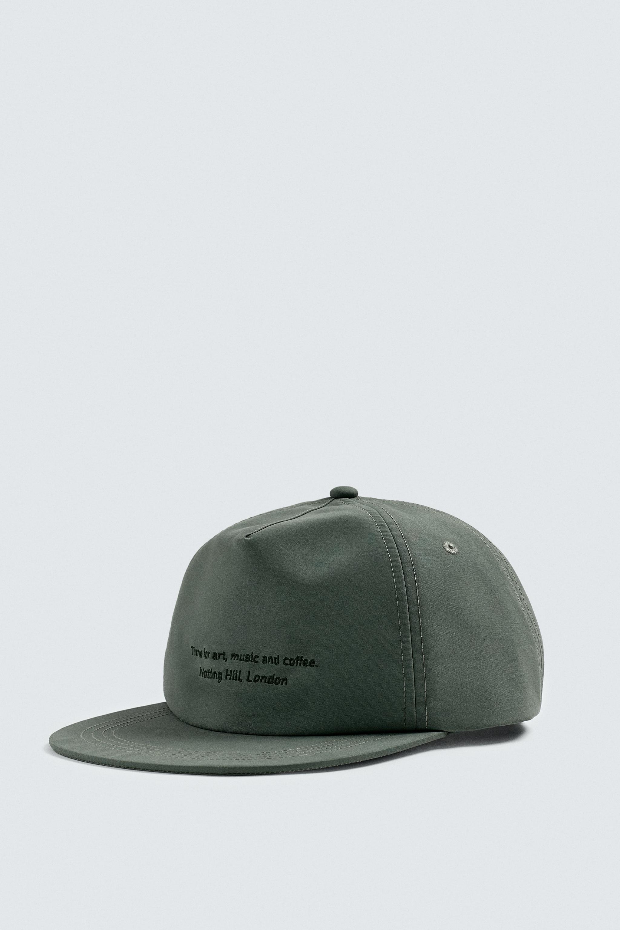 EMBROIDERED FLAT VISOR CAP